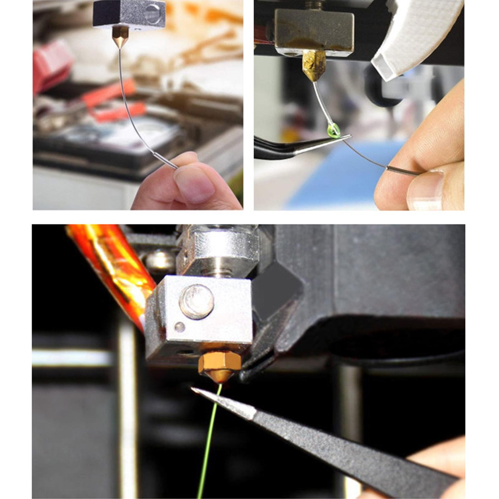 3D Printer Nozzles Cleaning Kit MK8 Extruder Nozzles for Creality CR-10