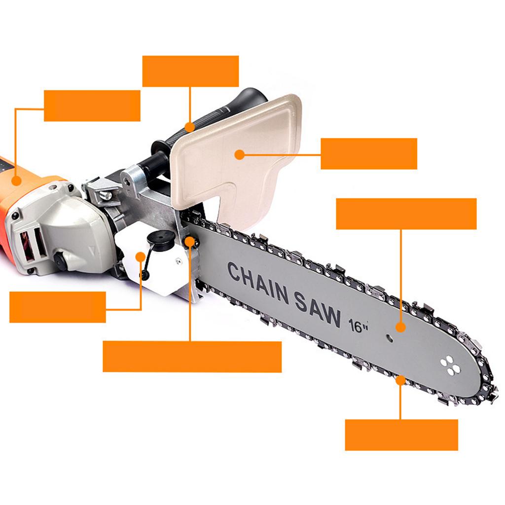 Electric Chainsaw Adapter Chainsaw Converter for Angle Grinder 16inch