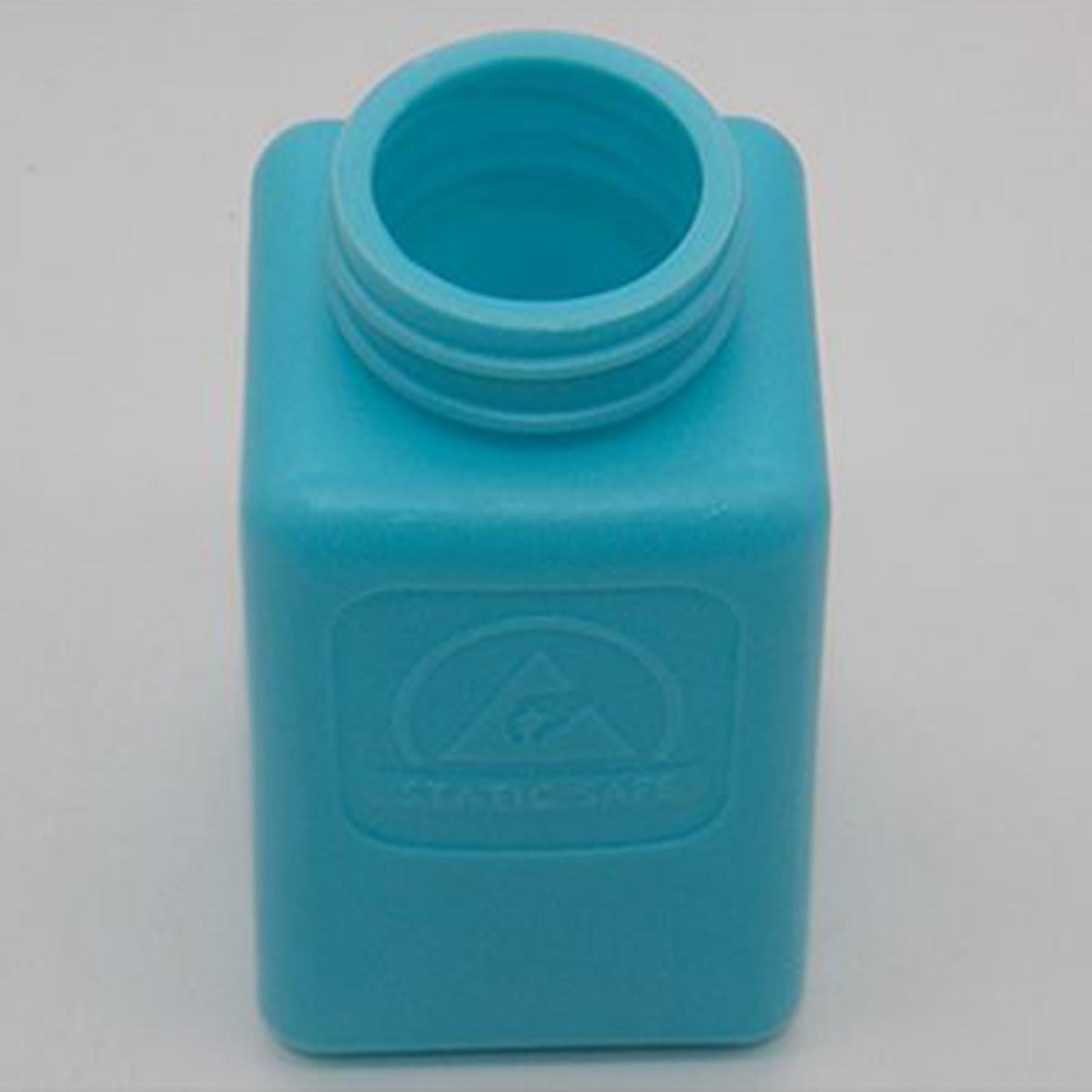 Empty Acetone Pump Dispenser Bottle Polish Remover Nails Blue 100ml