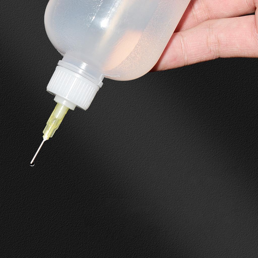 Tip Applicator Bottle 200ml Plastic for Acrylic Painting Paper Quilling