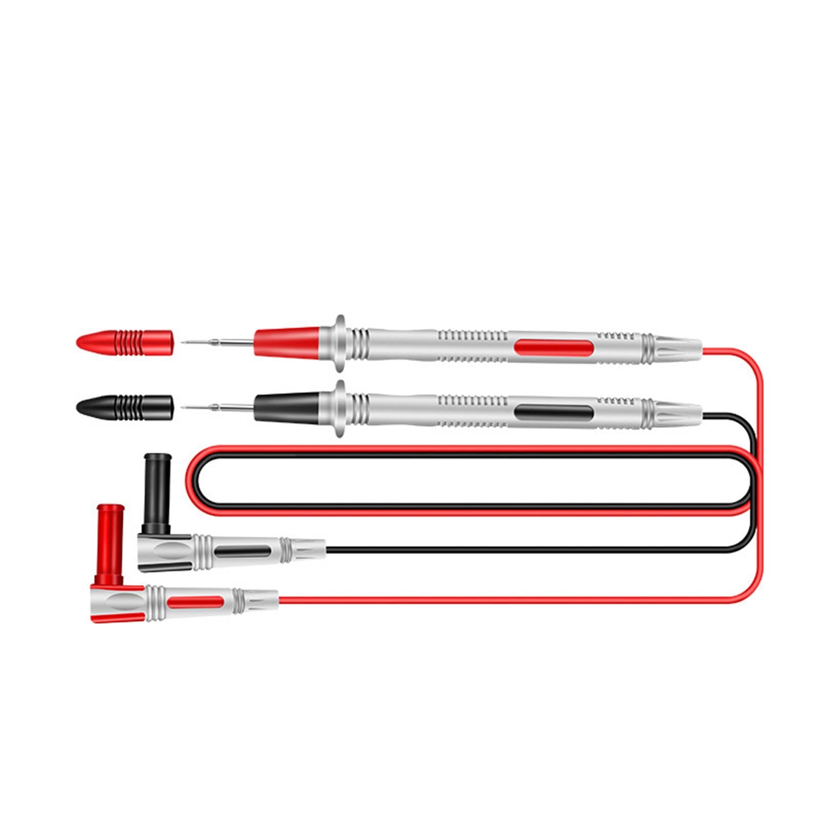 Multimeter Test Lead Extention Back Probes Sharp Needle Micro Pin For Banana