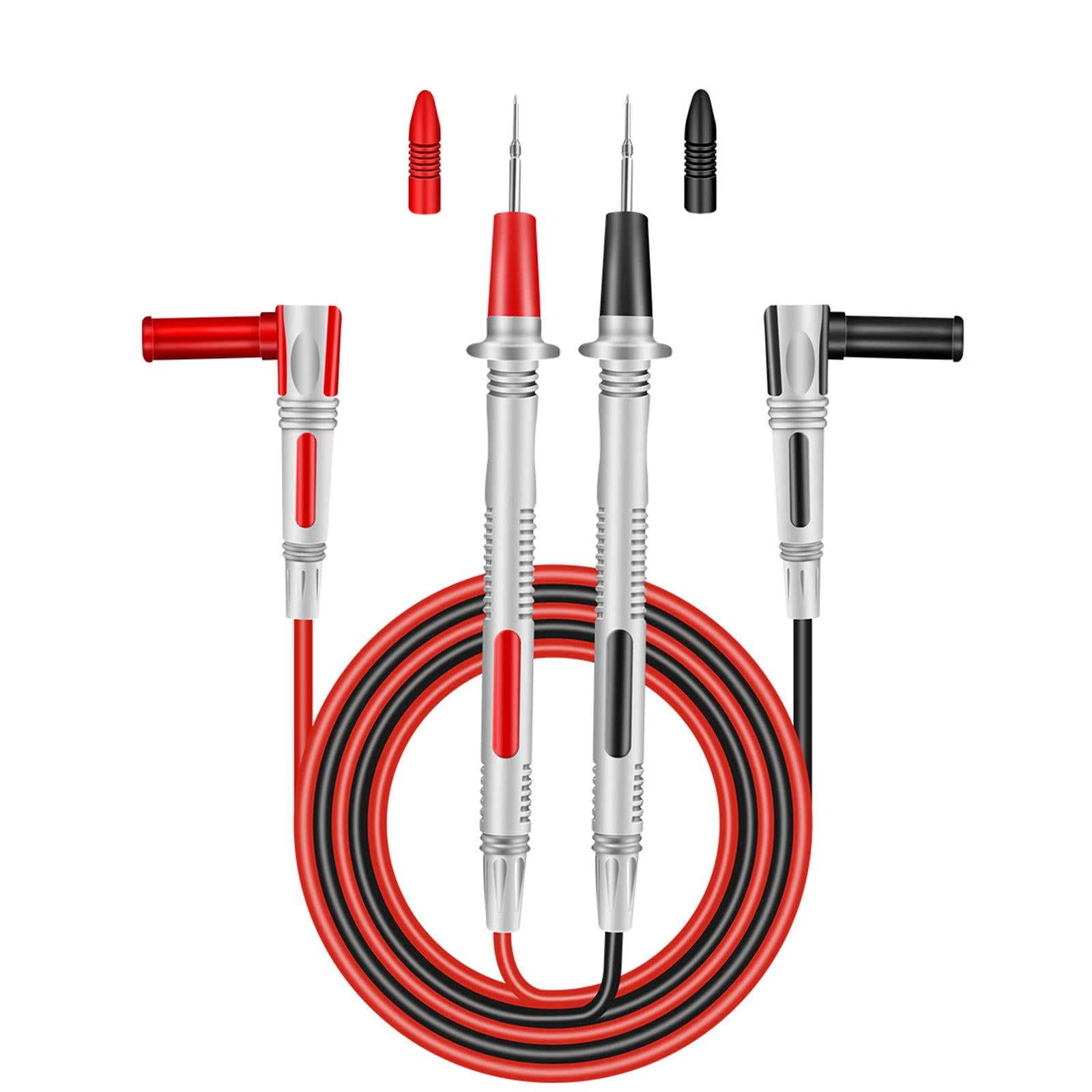 Multimeter Test Lead Extention Back Probes Sharp Needle Micro Pin For Banana