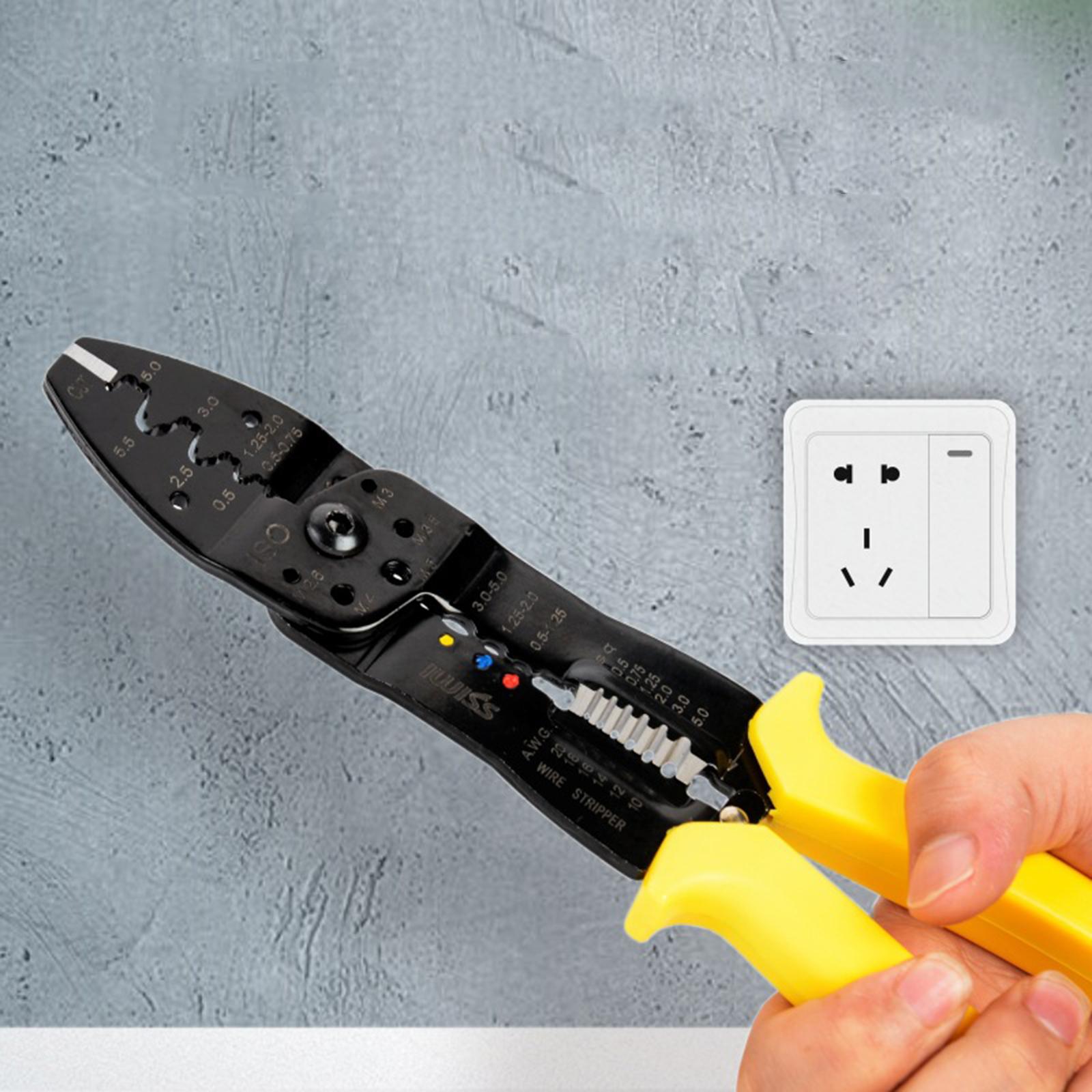 Professional Wire Stripper and Cutter for Electrician Jewelry Making