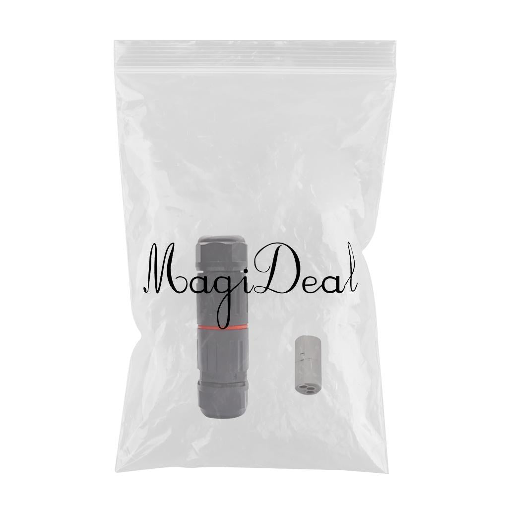 Waterproof Cable Connector Electrical Wire Connector 3 Core