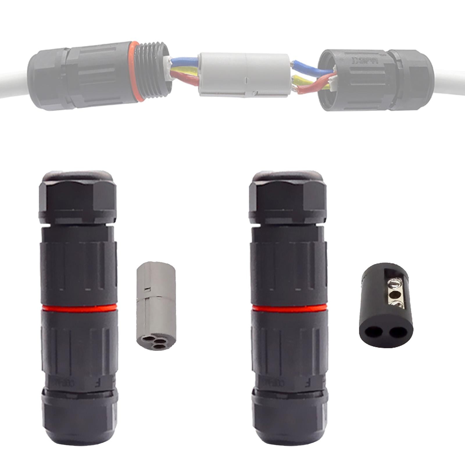 Waterproof Cable Connector Electrical Wire Connector 3 Core
