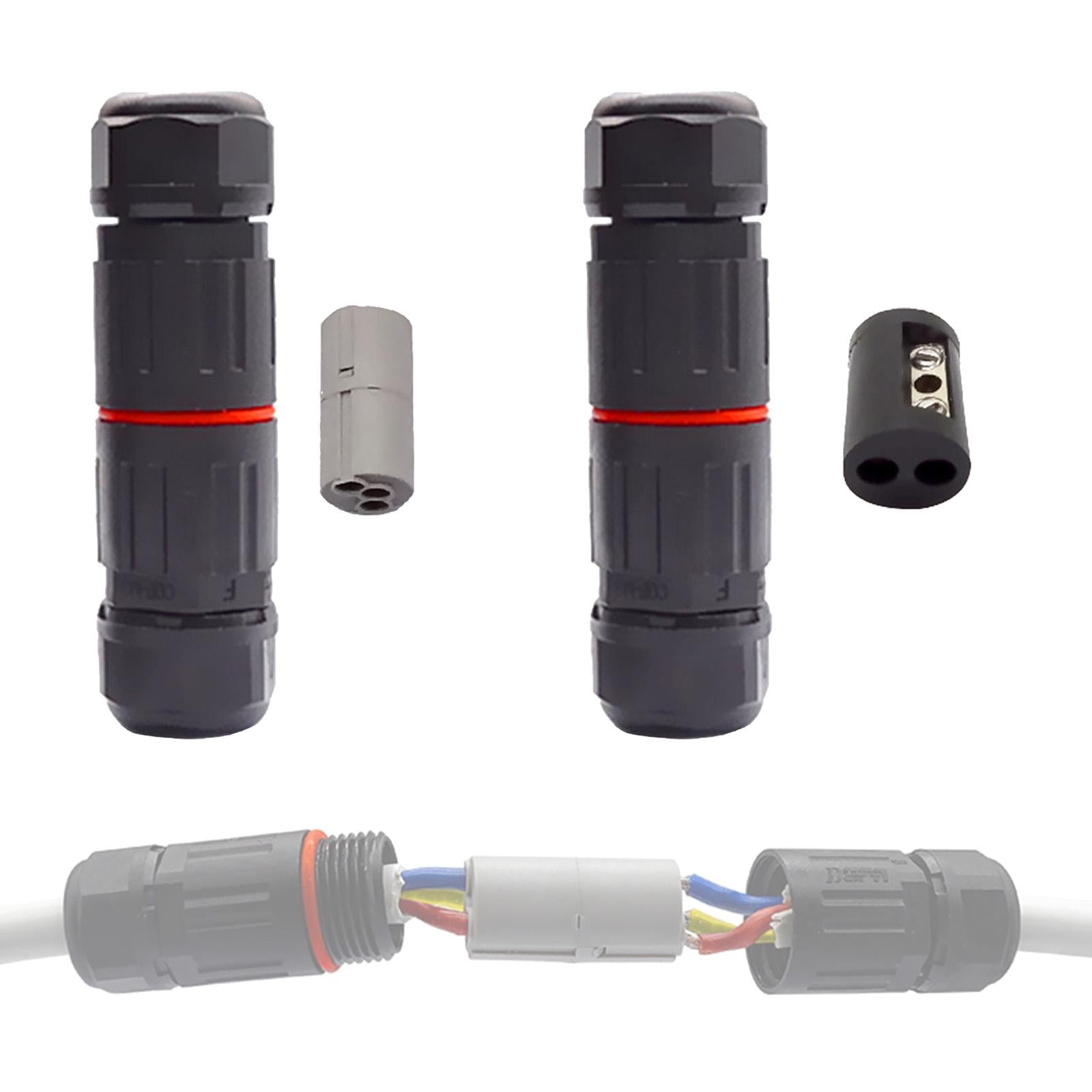 Waterproof Cable Connector Electrical Wire Connector 3 Core