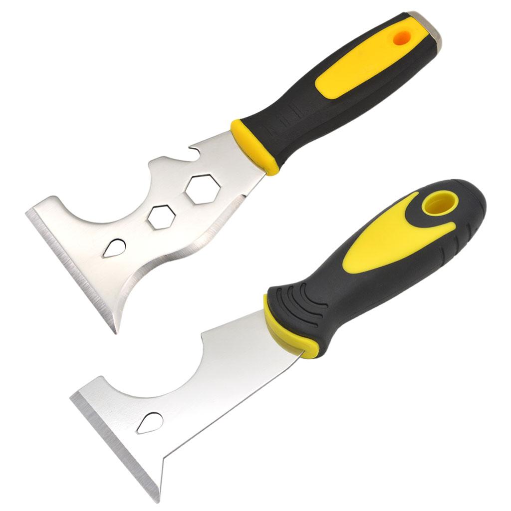 Stainless Steel Putty Knife for Removing Wallpaper Cement Applying Putty A