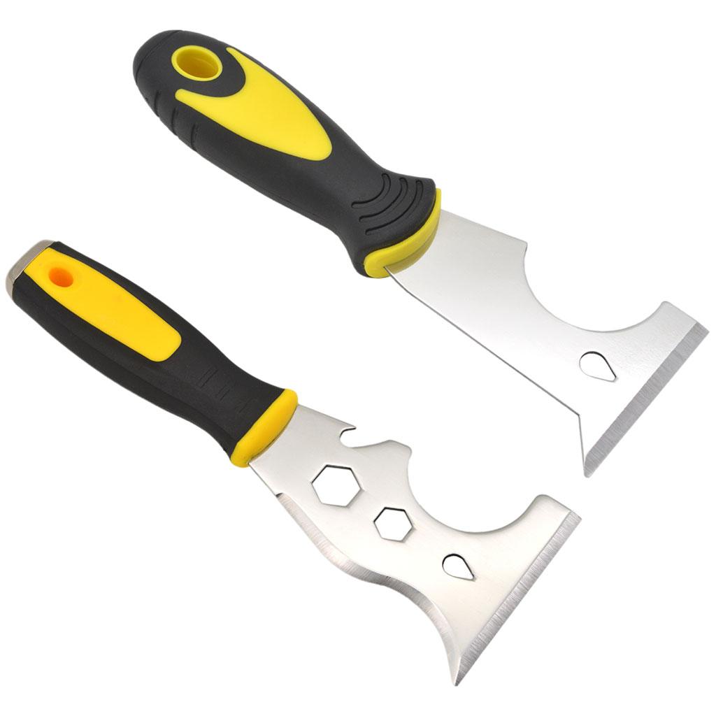 Stainless Steel Putty Knife for Removing Wallpaper Cement Applying Putty A