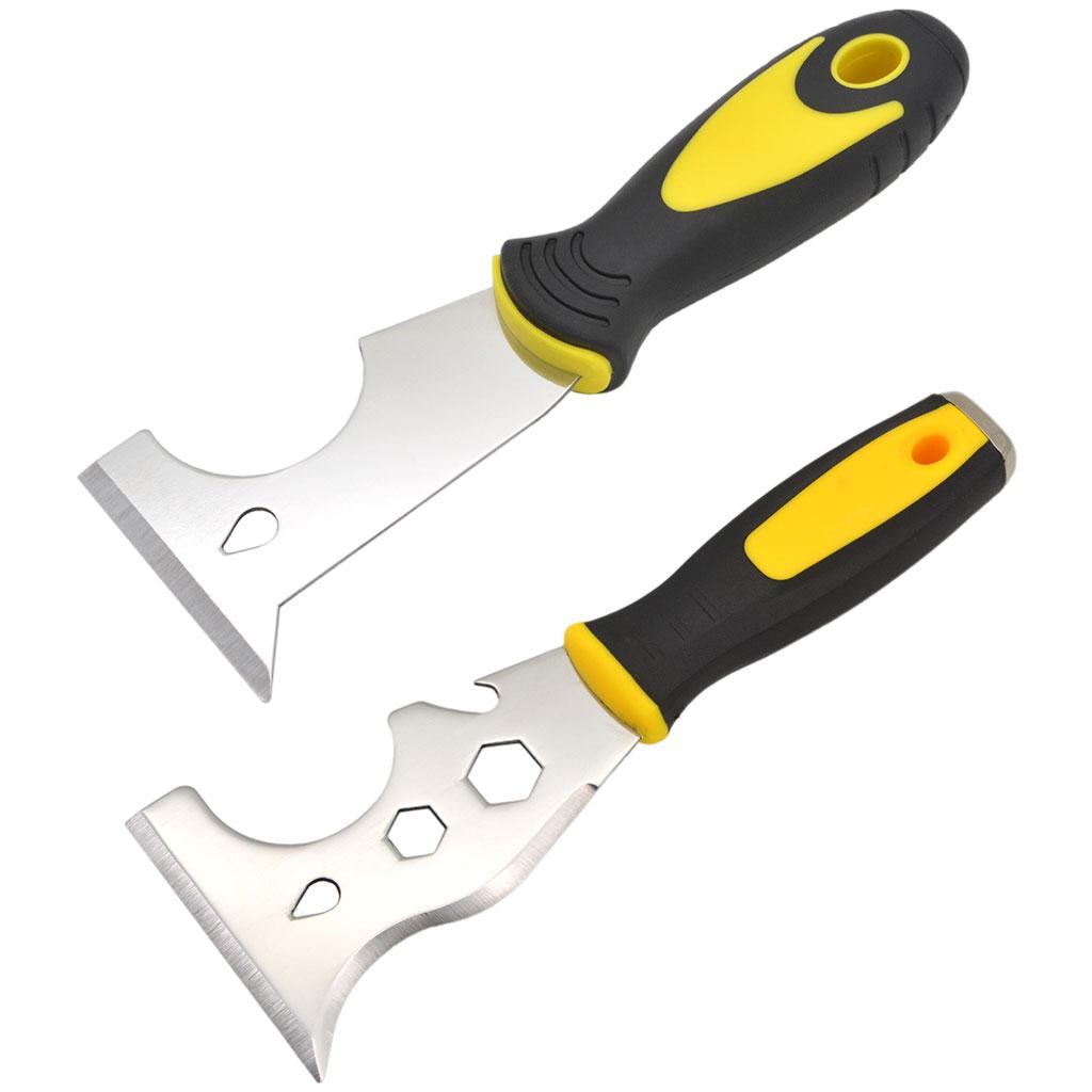 Stainless Steel Putty Knife for Removing Wallpaper Cement Applying Putty A