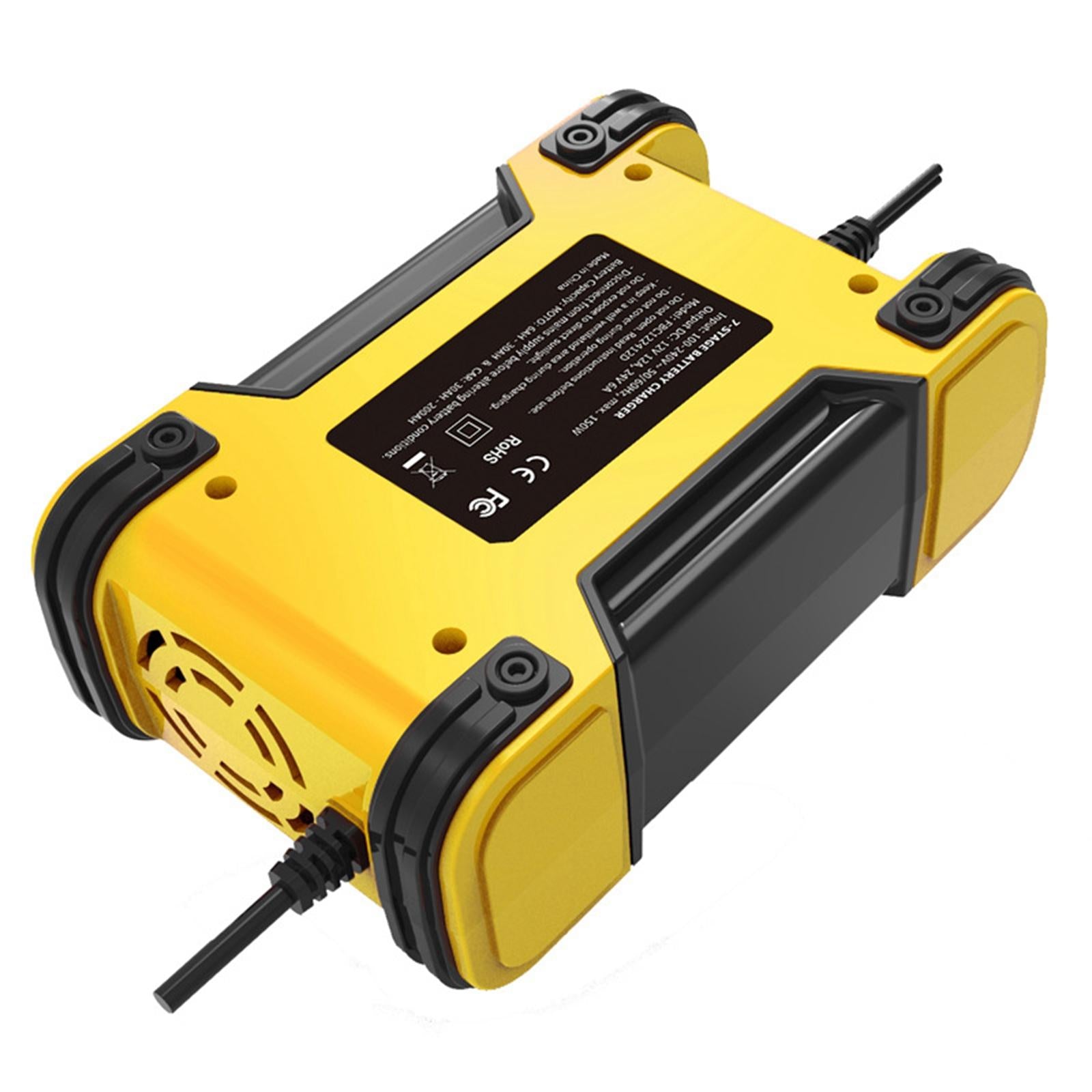 12V 24V Automatic Car Battery Charger Power Pulse Repair Jump Starter