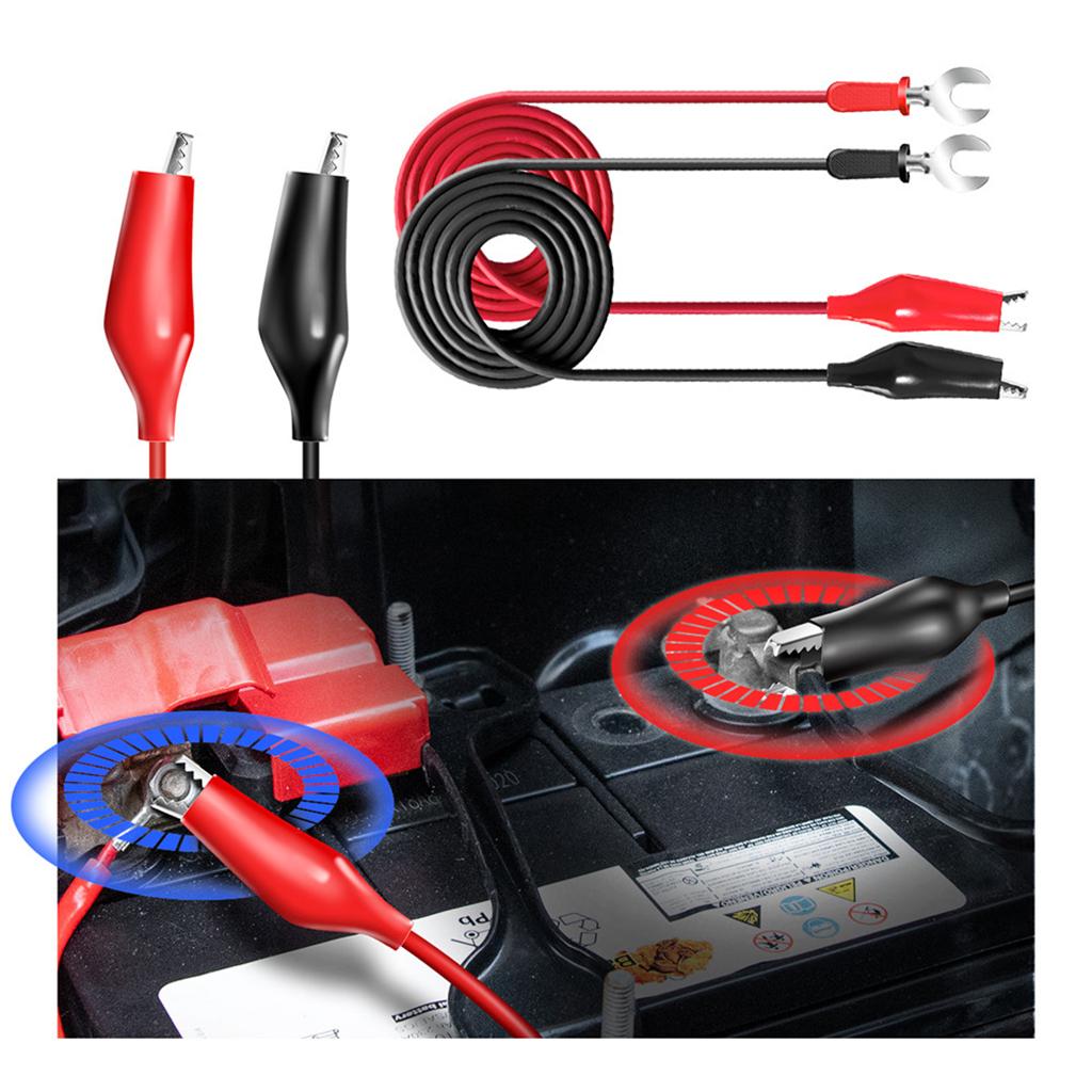 Stretch Multimeter Test Leads with Alligator Clip for LED Tester  A