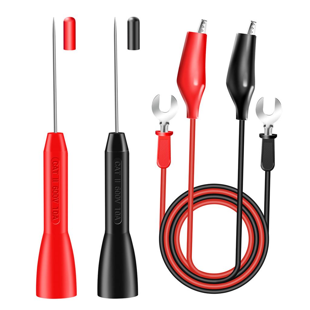 Stretch Multimeter Test Leads with Alligator Clip for LED Tester  A