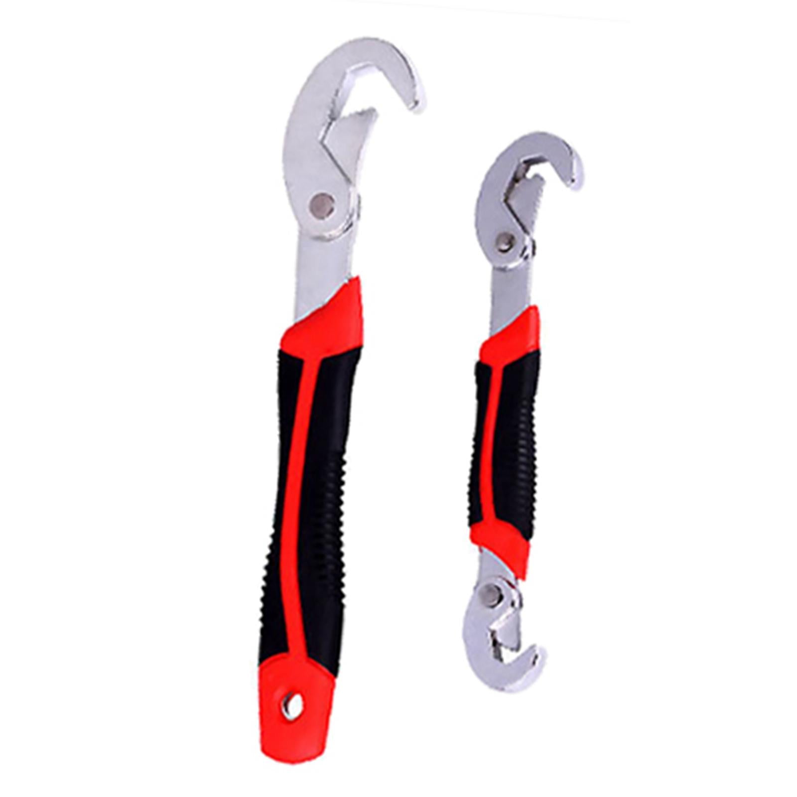 Universal Quick Snap Grip Wrench Repair Tool Steel for Home Kitchen Garden 2pcs
