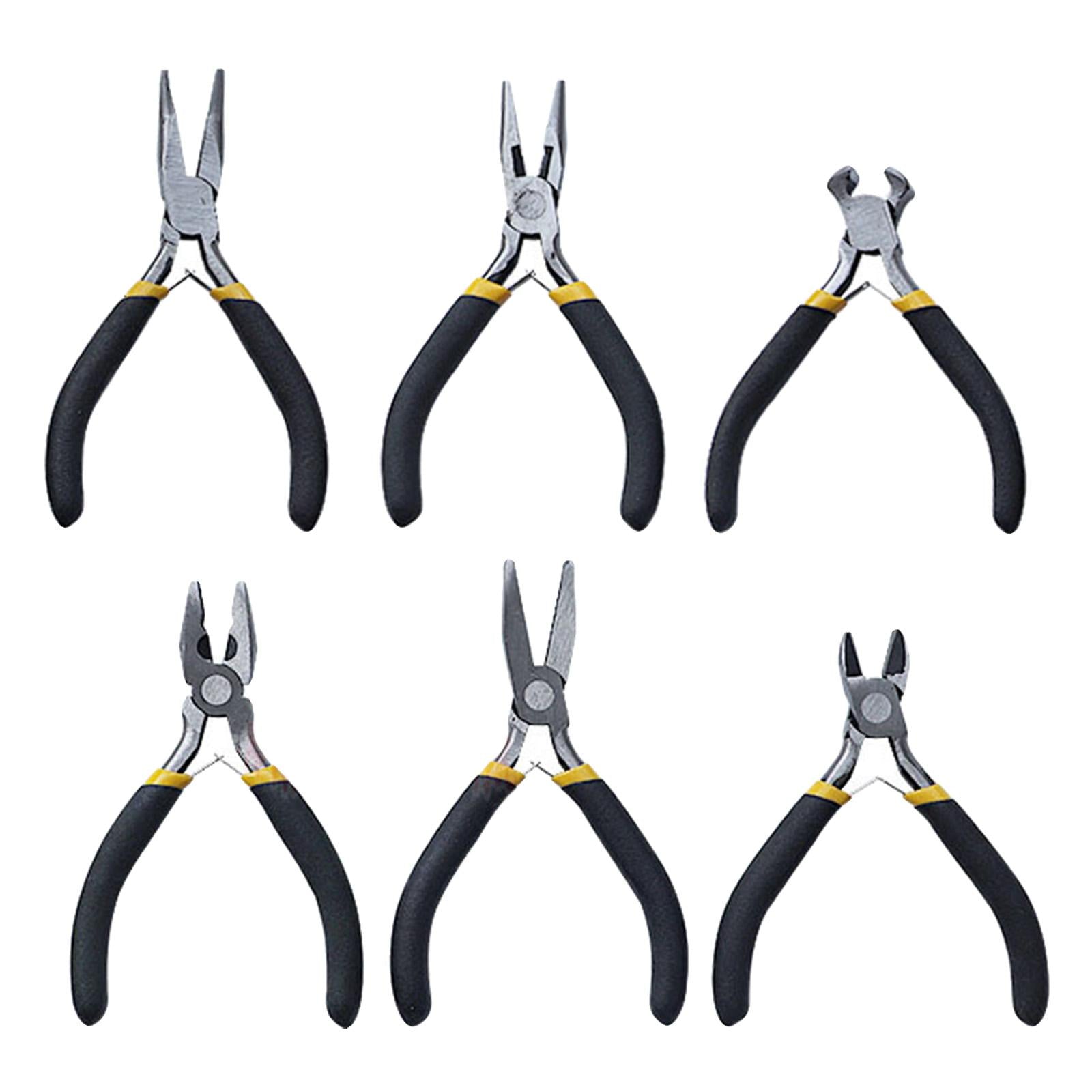 6x Jewelry Pliers Comfort Handle Jewelry Making Tool Needle Nose Plier