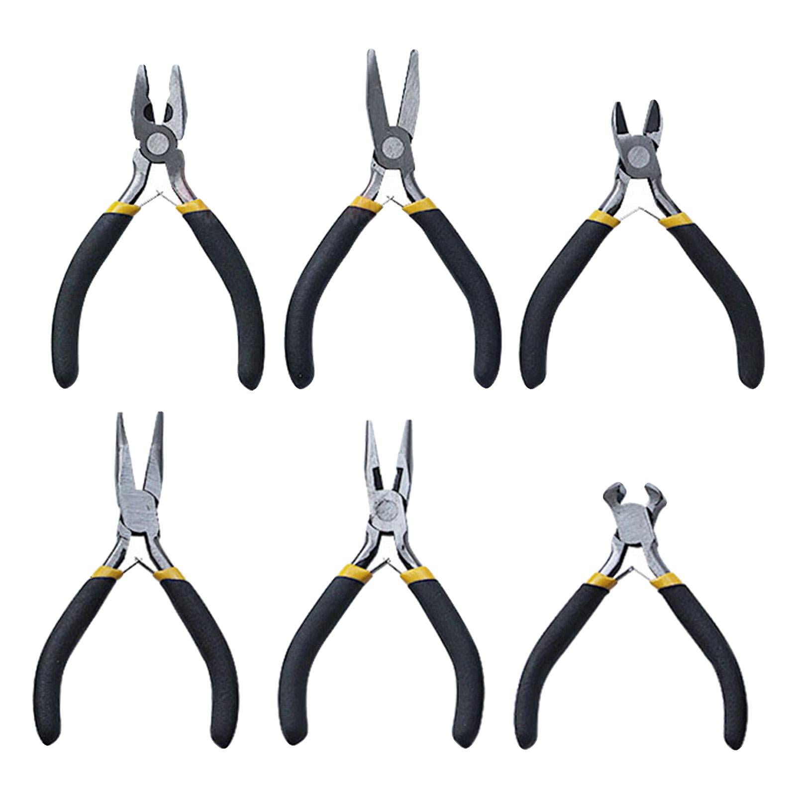6x Jewelry Pliers Comfort Handle Jewelry Making Tool Needle Nose Plier