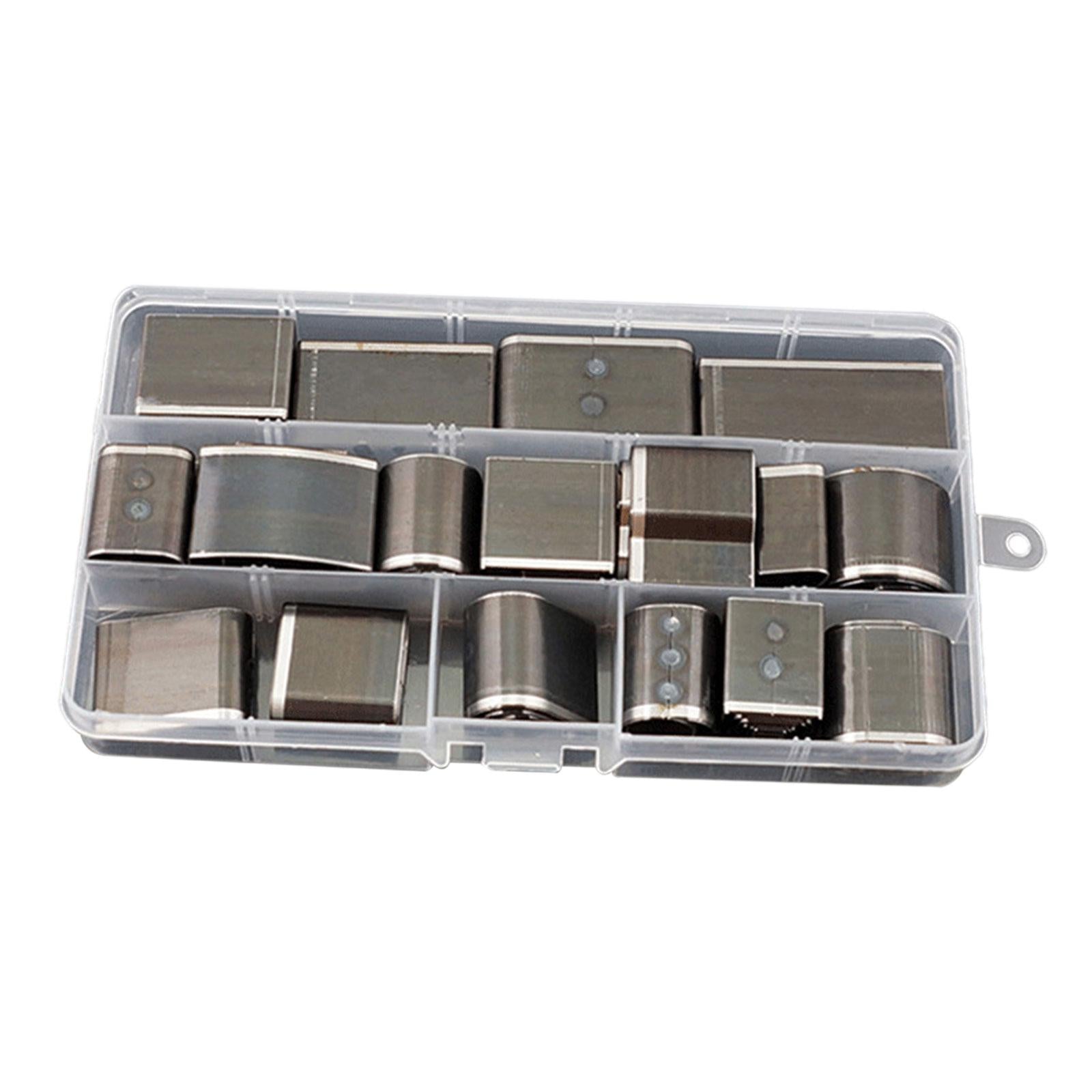 Leather Hollow Punch Set W/Plastic Case for Handbag Watch Band Leather Craft 55-piece Set