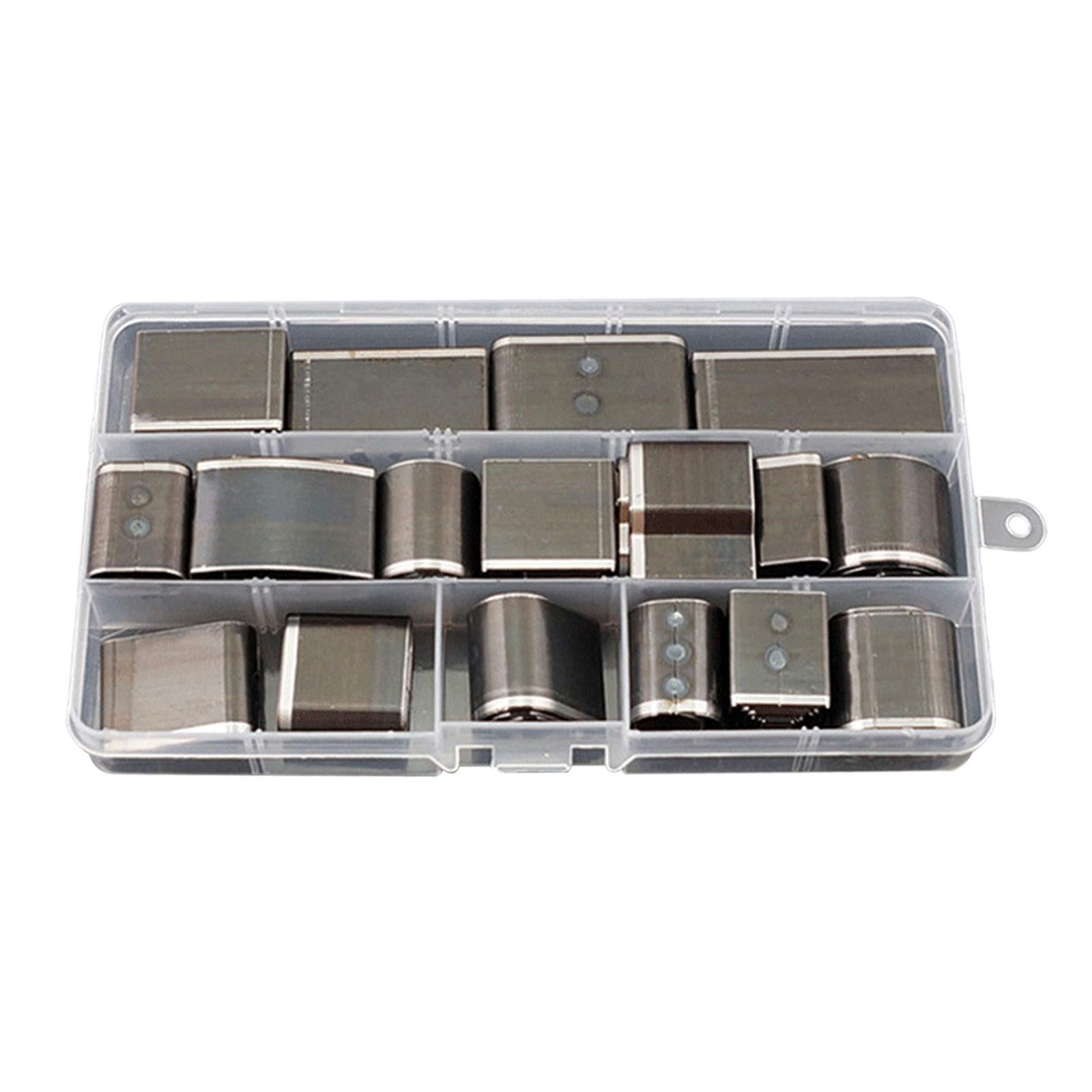 Leather Hollow Punch Set W/Plastic Case for Handbag Watch Band Leather Craft 55-piece Set