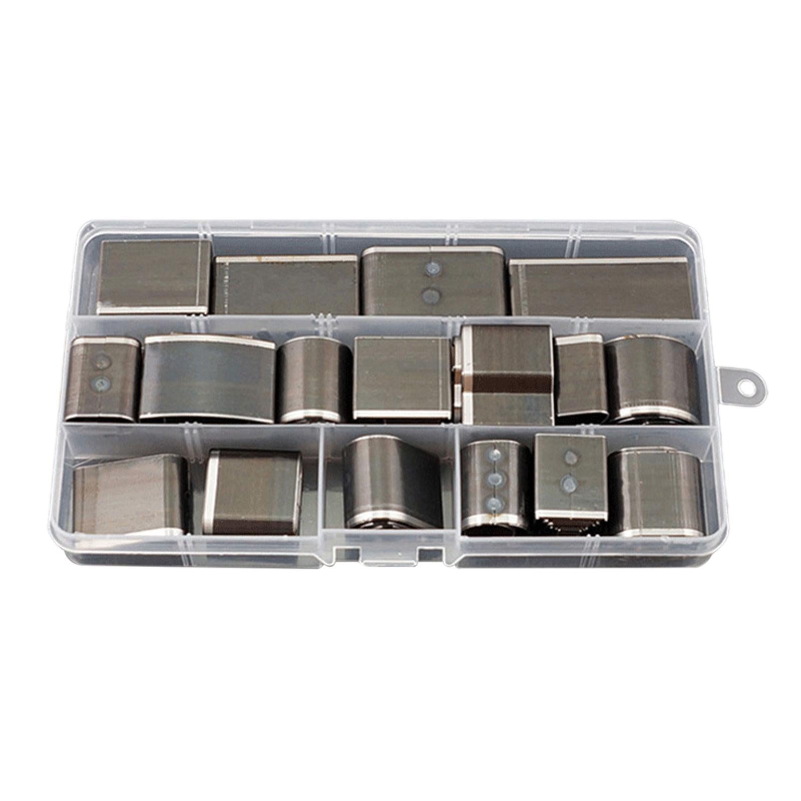 Leather Hollow Punch Set W/Plastic Case for Handbag Watch Band Leather Craft 55-piece Set