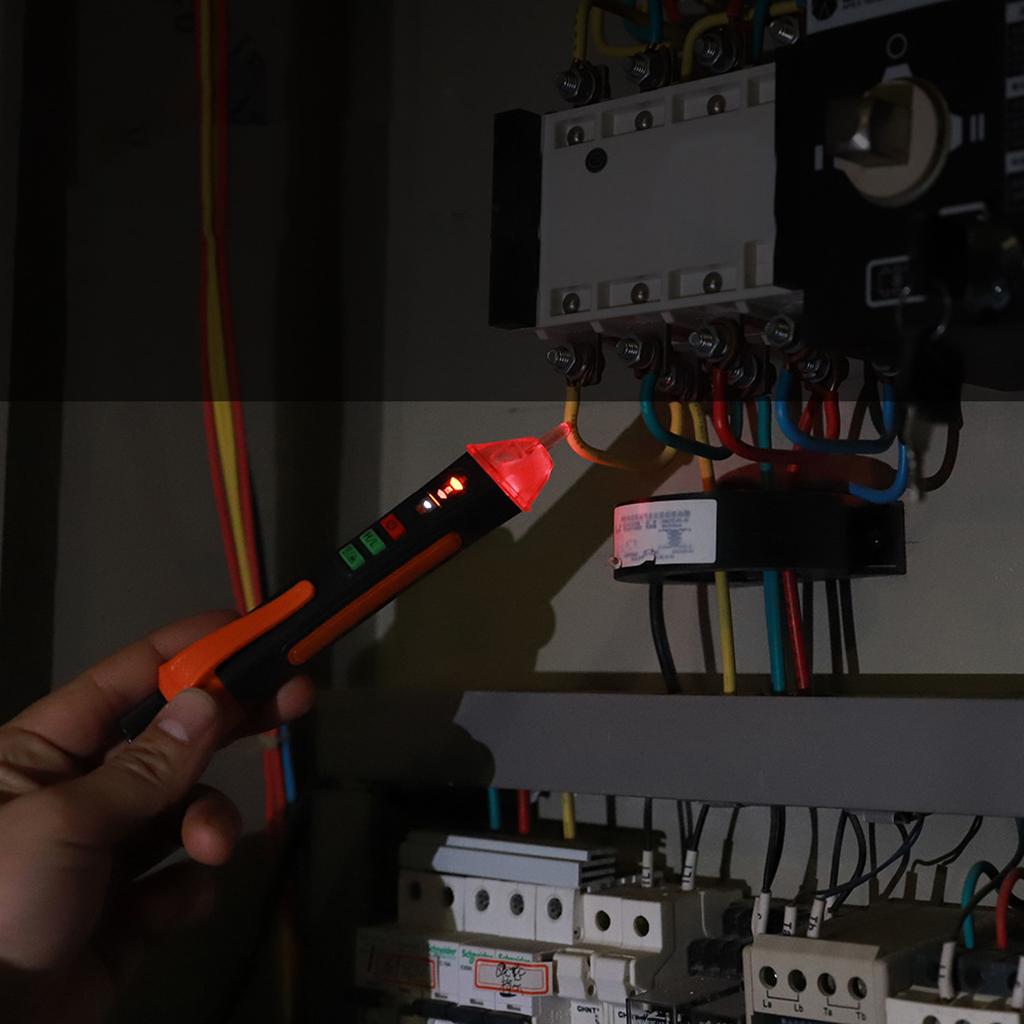 Non-Contact Voltage Detector for LED and Sound Alarm Circuit Tester Tool
