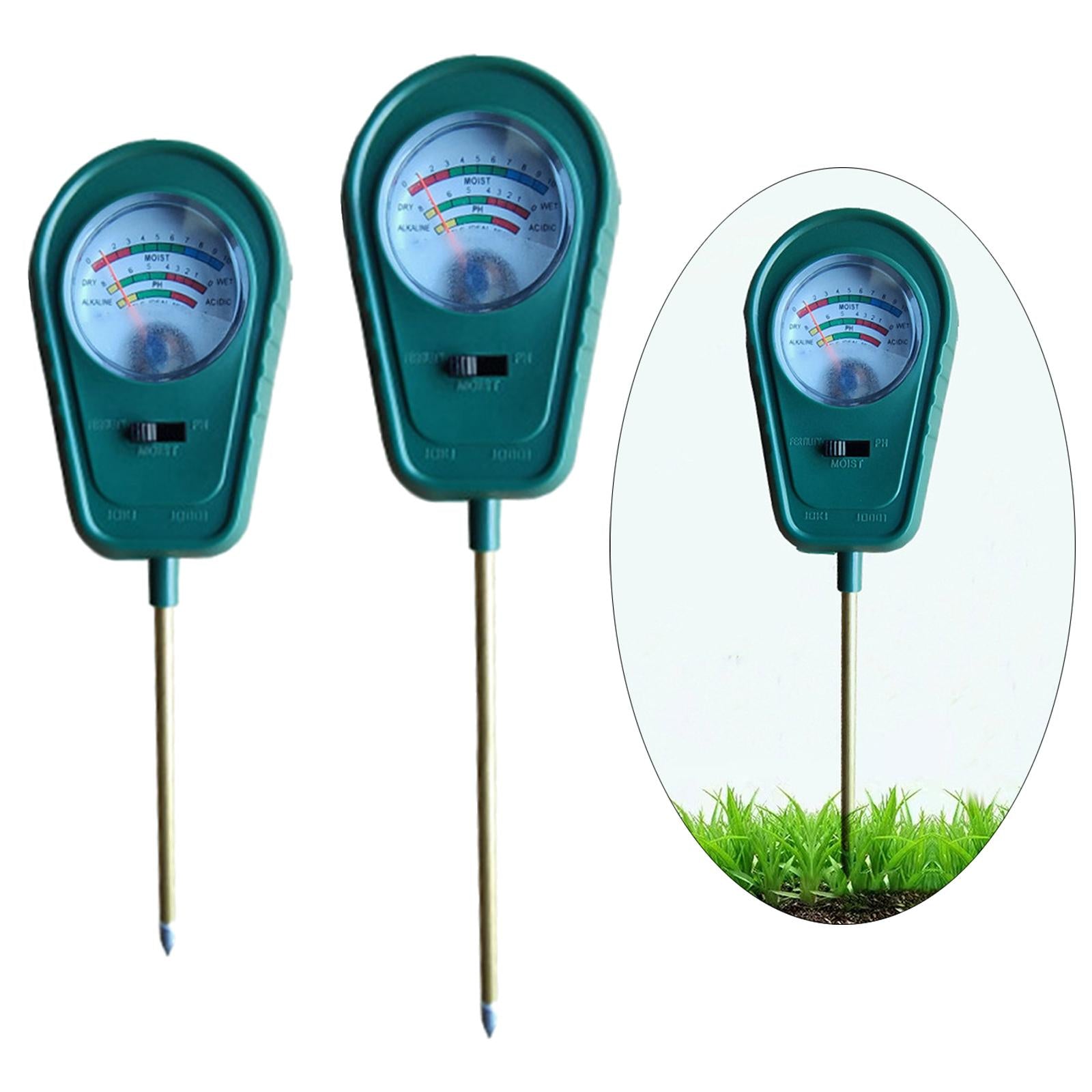 Plastic Soil PH Tester Moisture Hygrometer Digital for Home Garden Patio Short