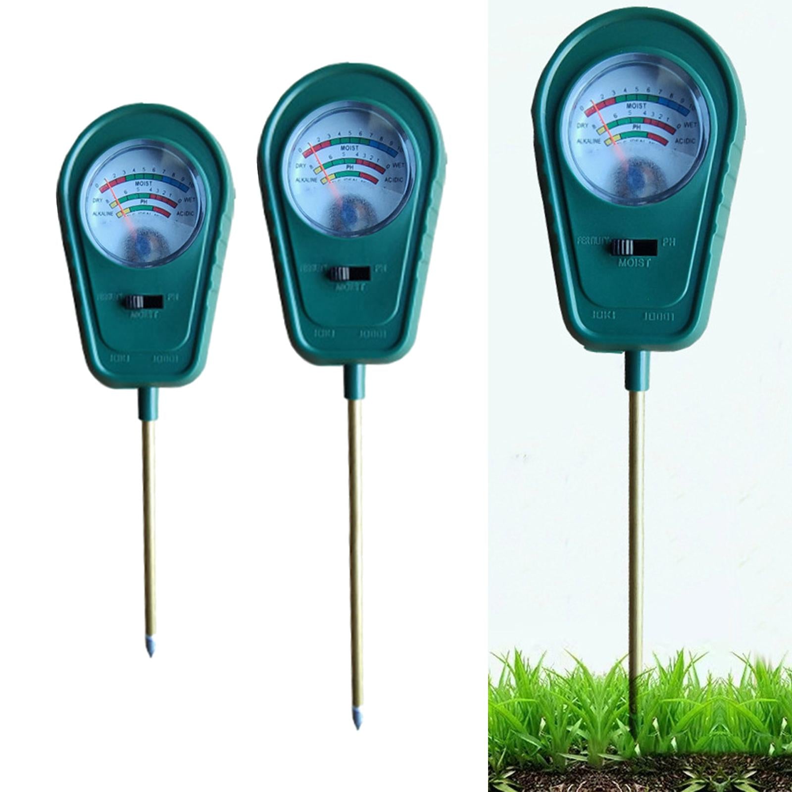 Plastic Soil PH Tester Moisture Hygrometer Digital for Home Garden Patio Short
