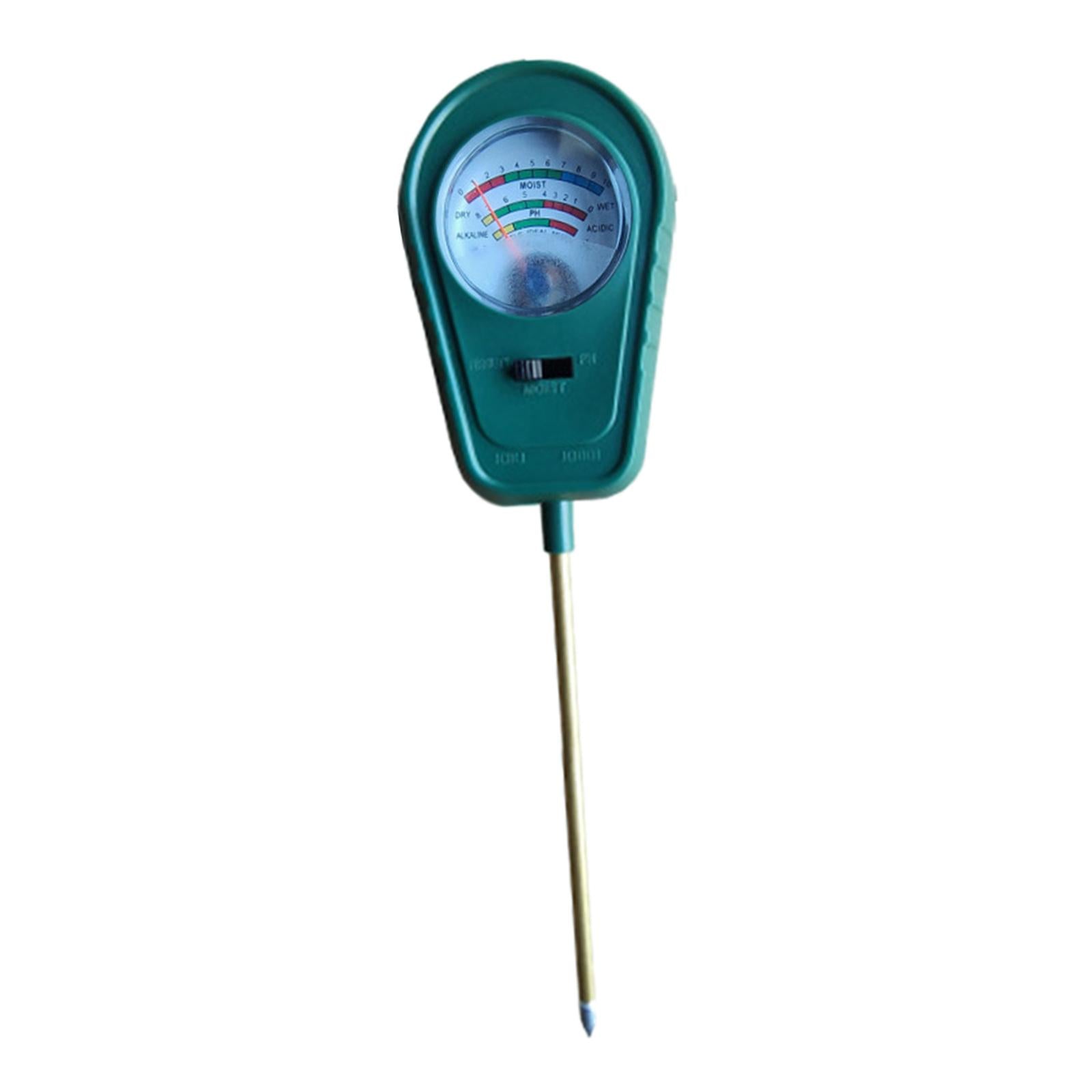 Plastic Soil PH Tester Moisture Hygrometer Digital for Home Garden Patio Long