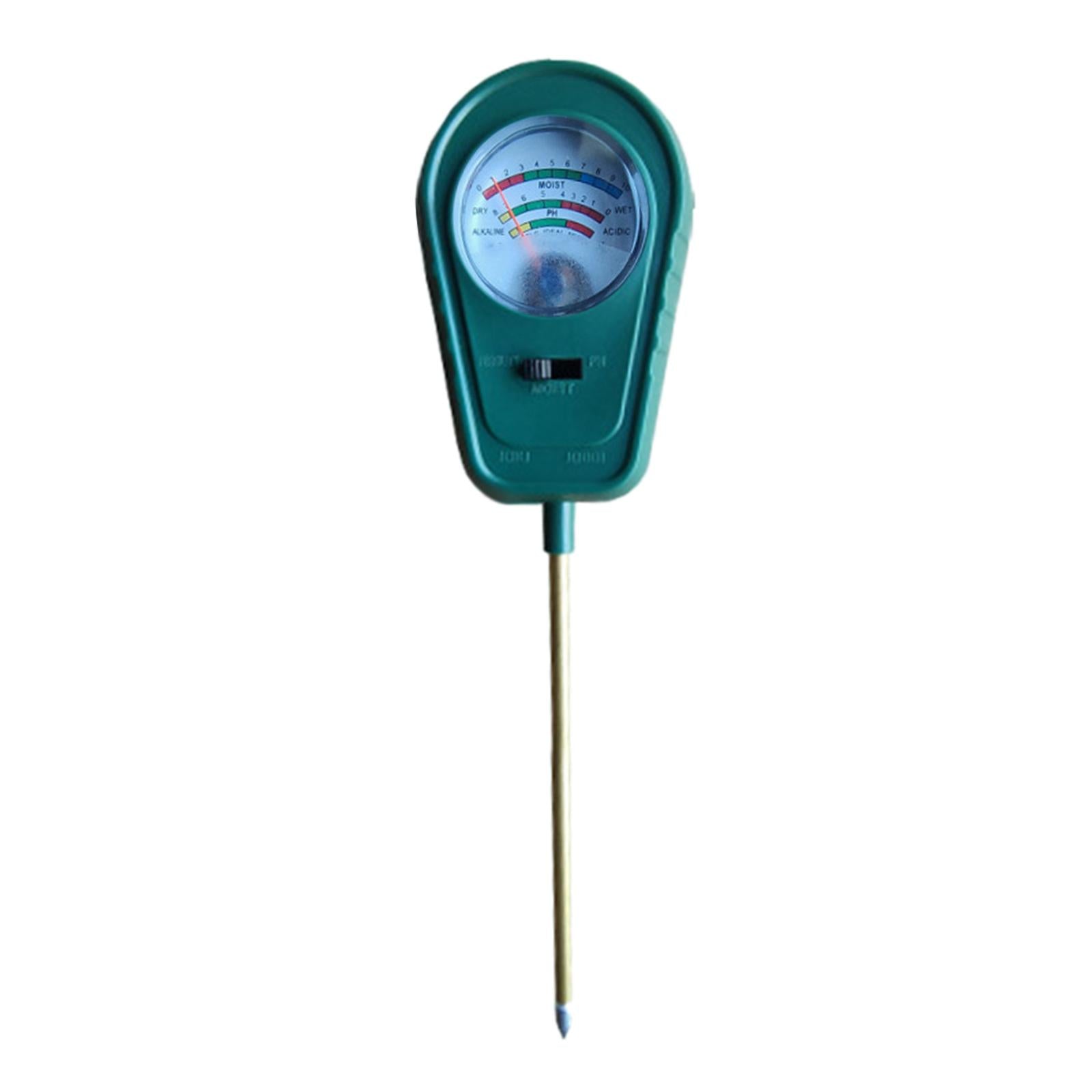 Plastic Soil PH Tester Moisture Hygrometer Digital for Home Garden Patio Long