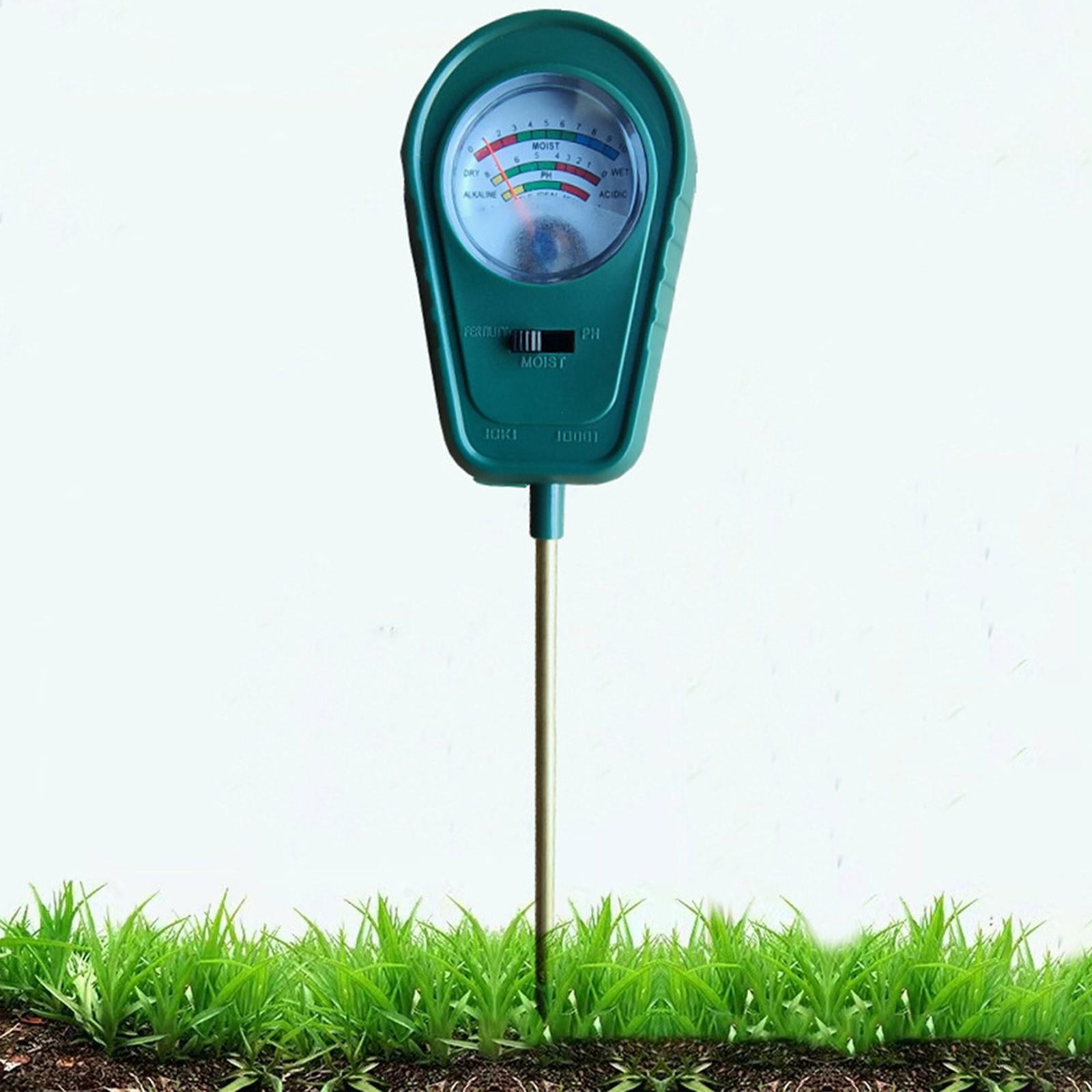 Plastic Soil PH Tester Moisture Hygrometer Digital for Home Garden Patio Long