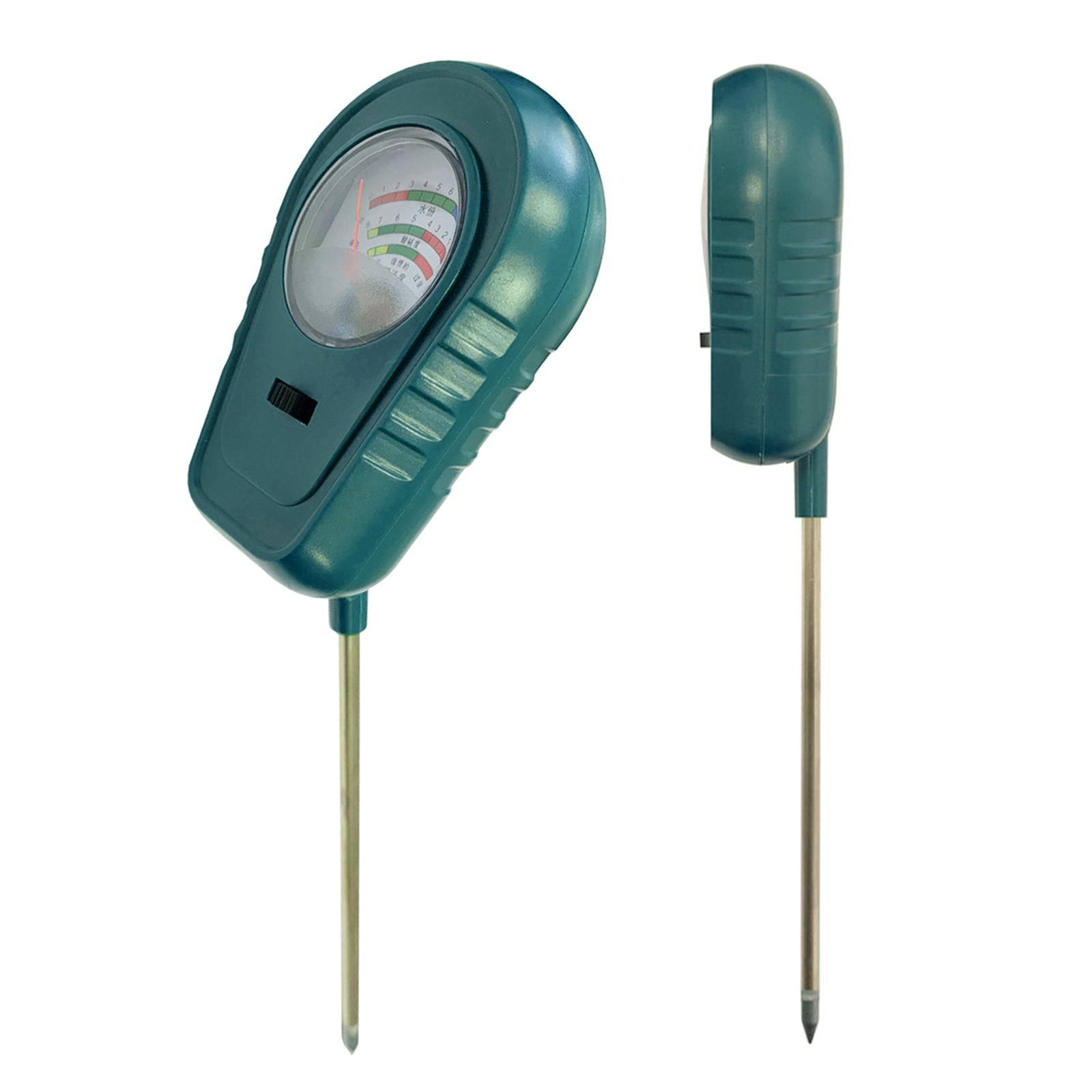 Plastic Soil PH Tester Moisture Hygrometer Digital for Home Garden Patio Long