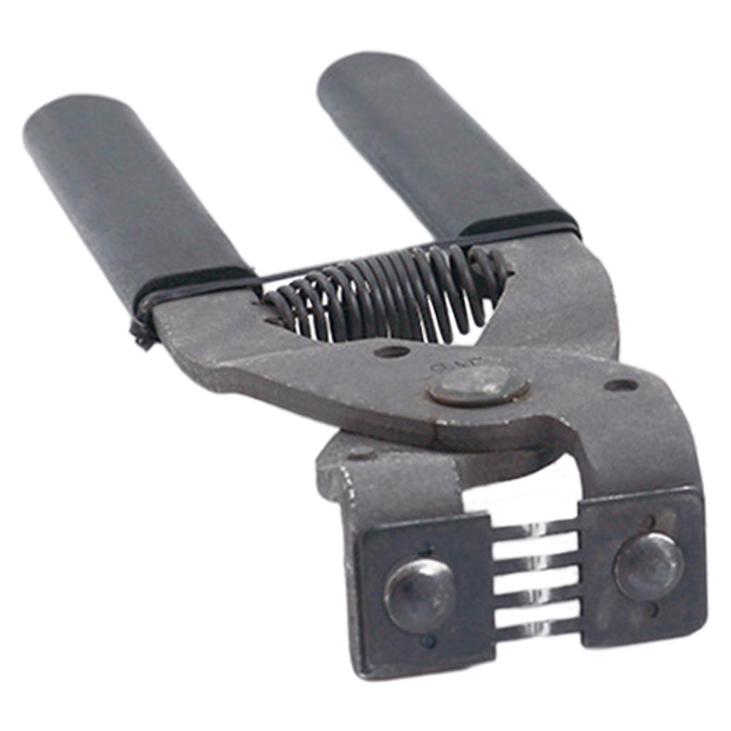 Leather Hole Punch Plier Silent Leather Hand Pliers for Dog Collars black
