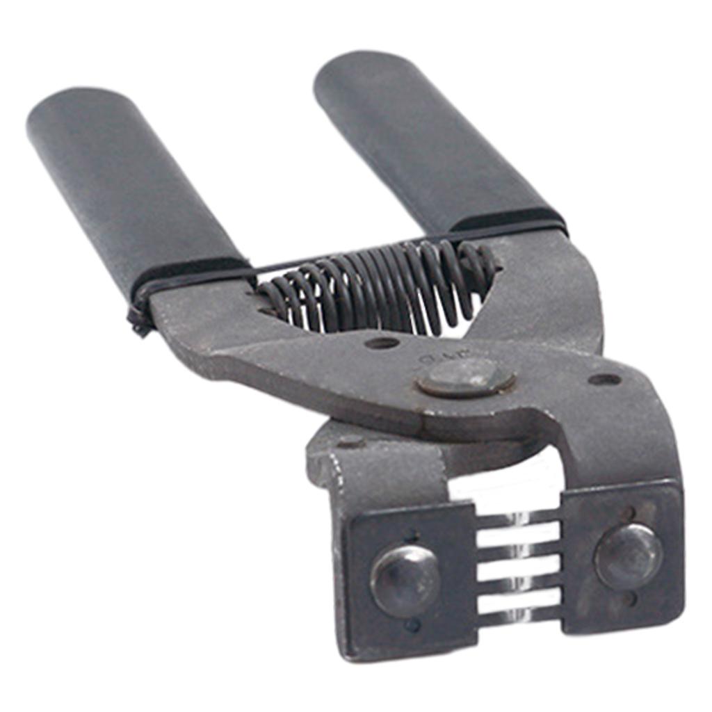 Leather Hole Punch Plier Silent Leather Hand Pliers for Dog Collars black