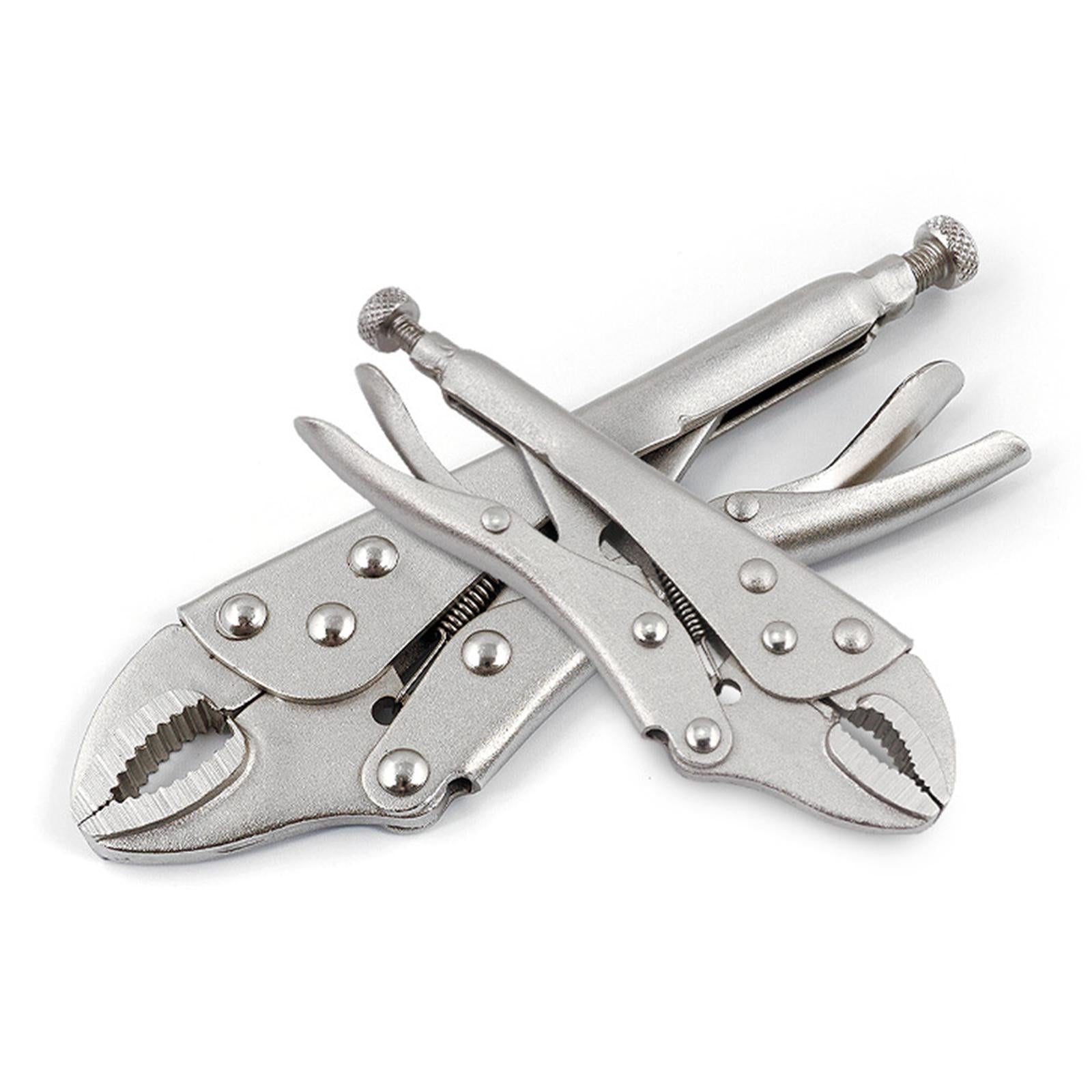 3x Steel Locking Pliers Set Labor Saving for Wood Clamping DIY Home Use