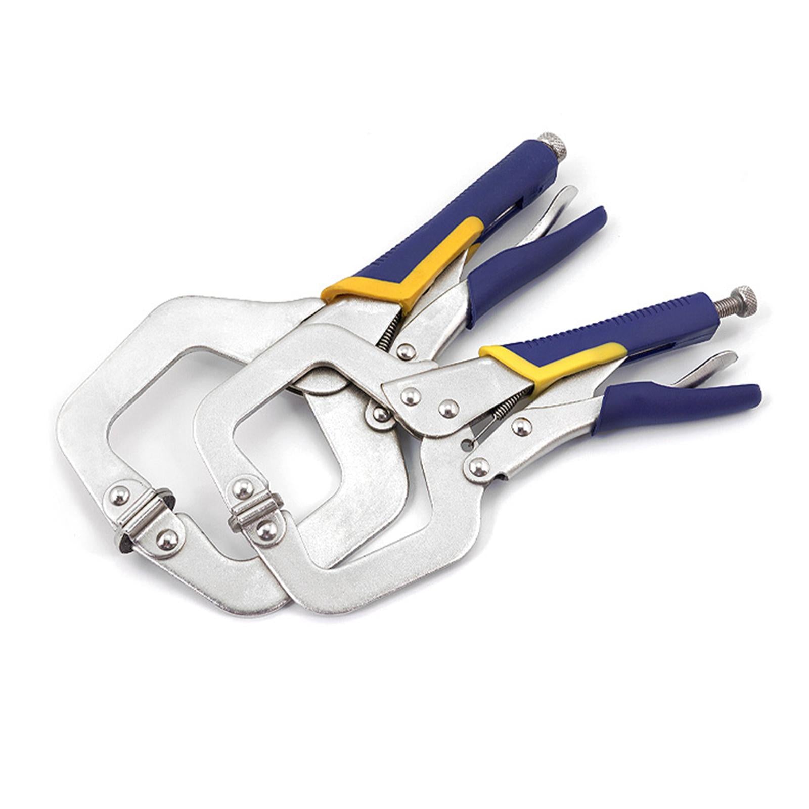 3 Pieces Locking Pliers C-Type Pliers Equipment for Household 6/9/11inch