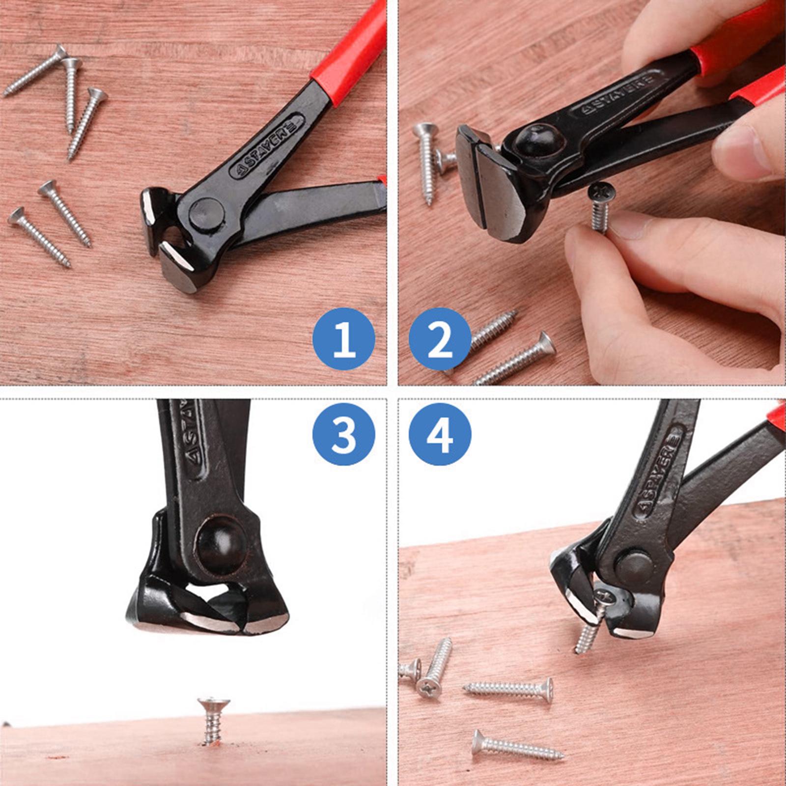 45 Steel Nail Puller Cutting Pliers Accessories Tool Repair for Change Heels 7inch