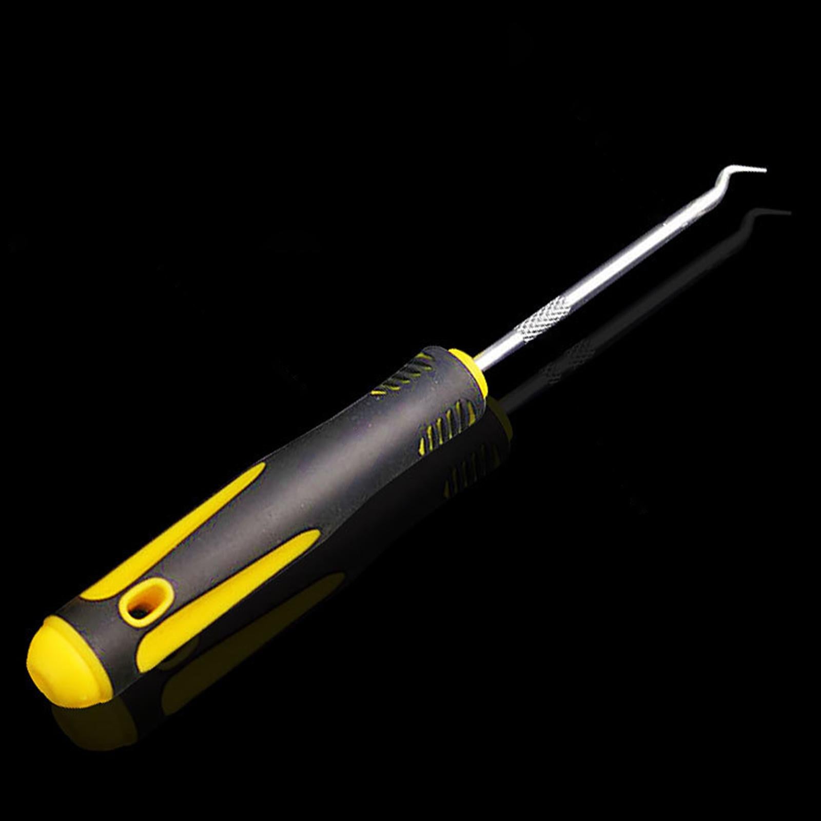Oil Seal Remover Screwdriver Gasket Puller for Industrial Automobile Home Black Yellow