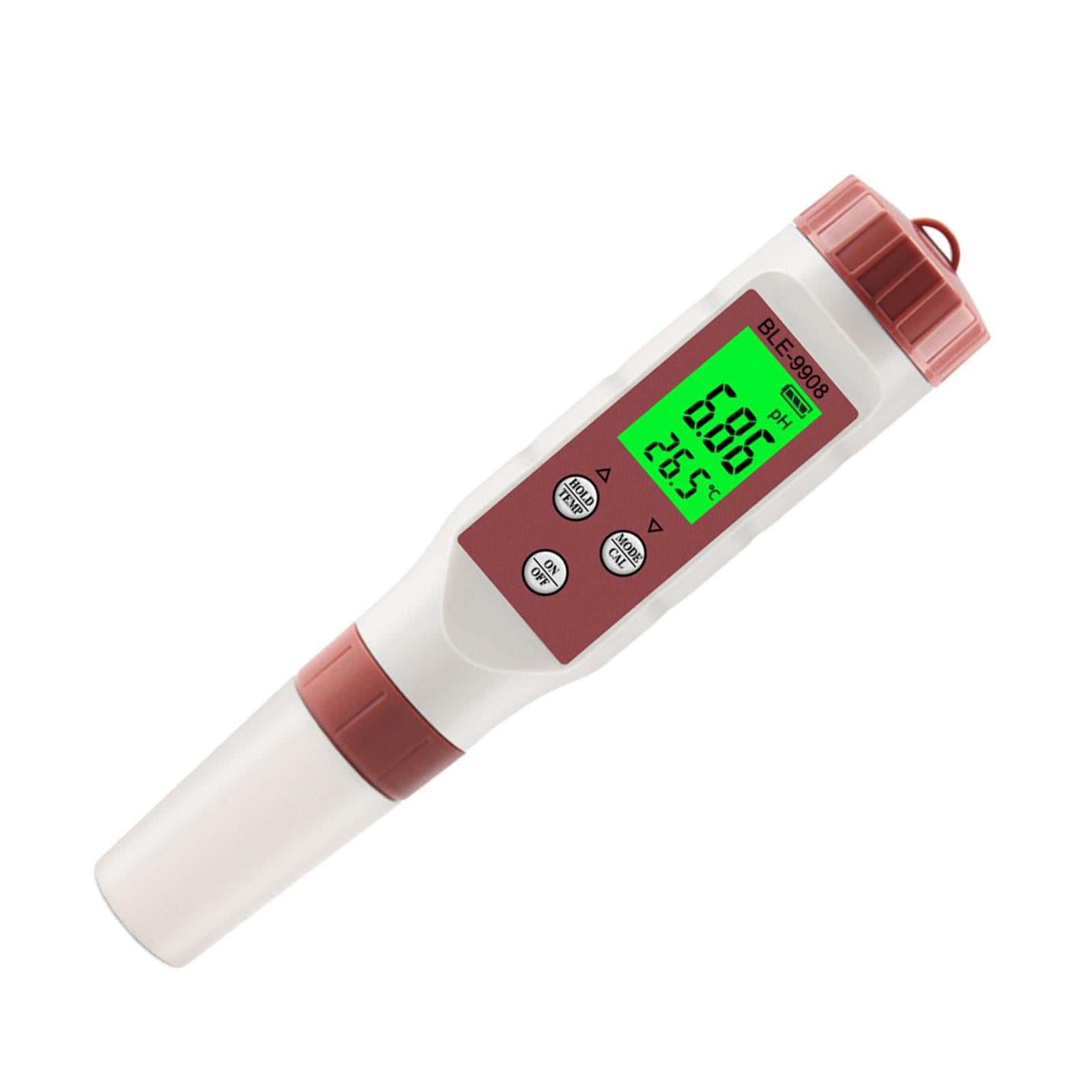 4 in 1 Water Detector PH TDS Meter Temp 1.5V Tds 0.05PH W/ Backlit for Lab