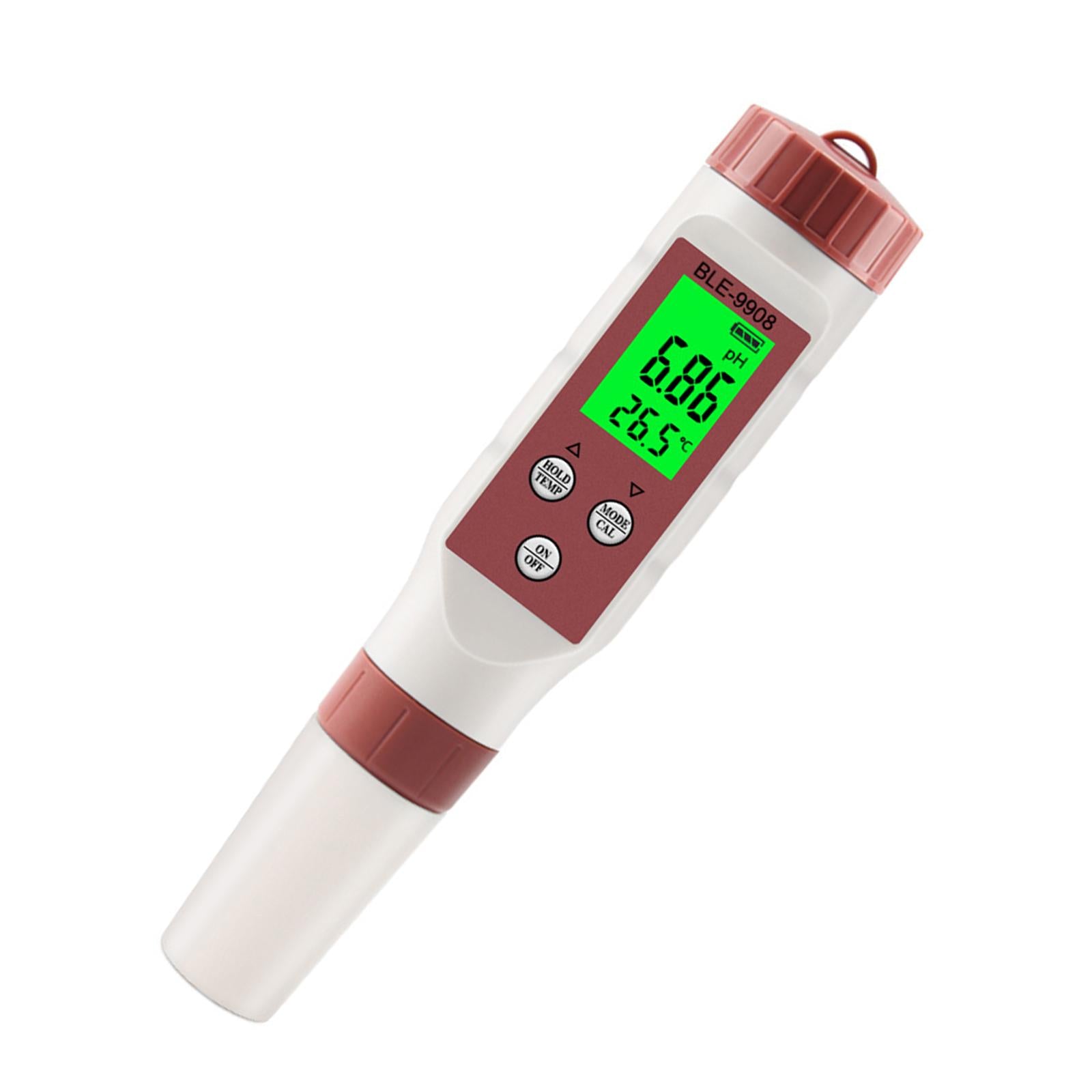 4 in 1 Water Detector PH TDS Meter Temp 1.5V Tds 0.05PH W/ Backlit for Lab