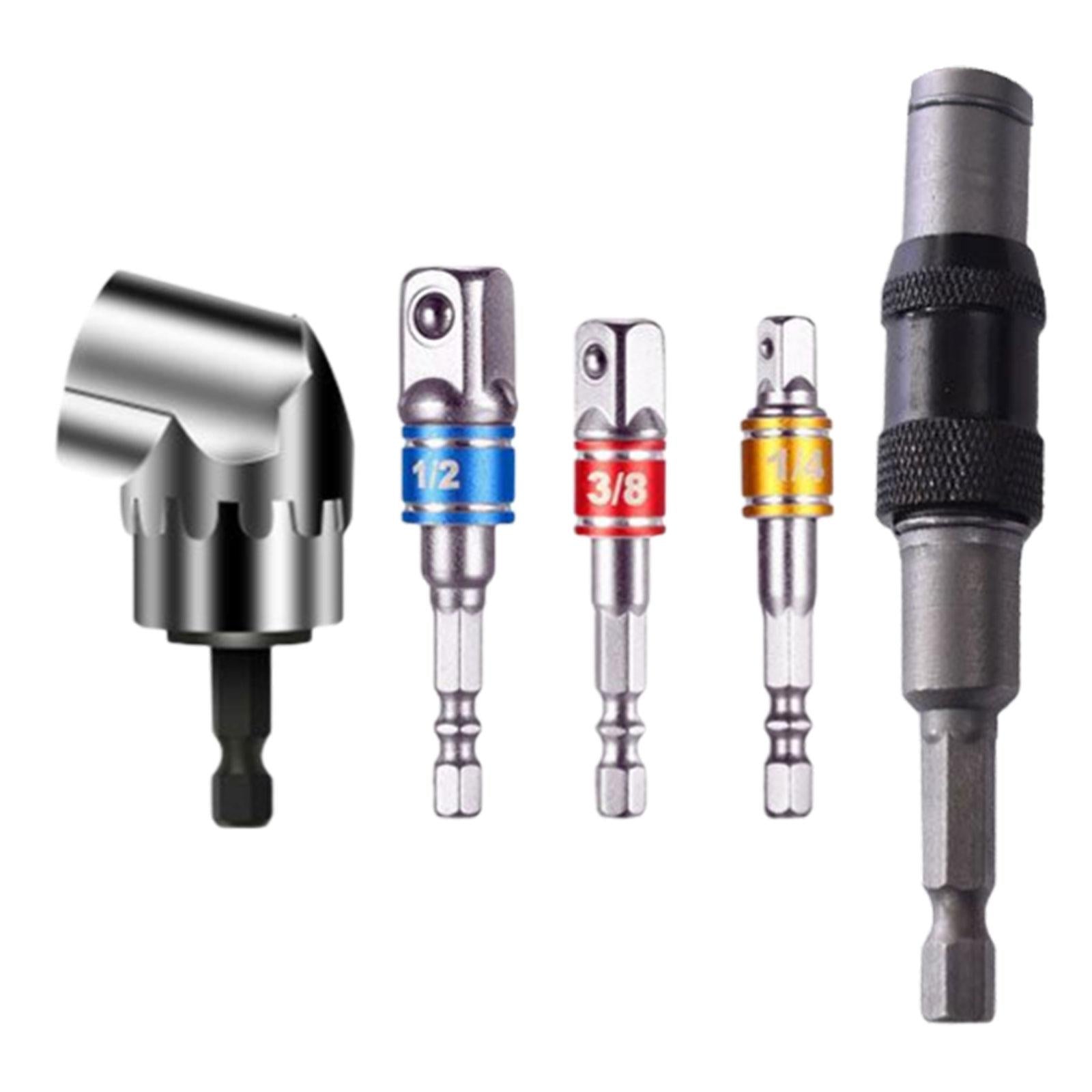 5Pcs Flexible Hex Shank Magnetic Screw Drill Tip for Impact Drivers