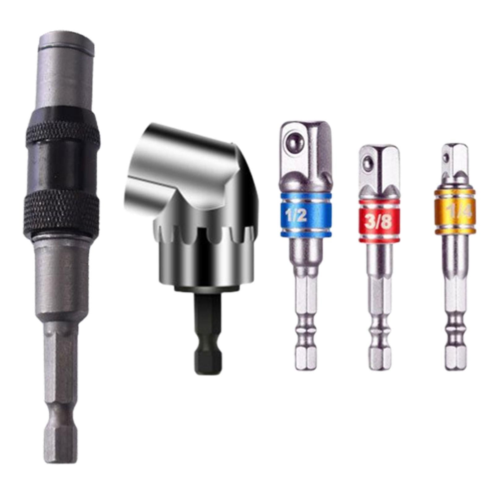 5Pcs Flexible Hex Shank Magnetic Screw Drill Tip for Impact Drivers