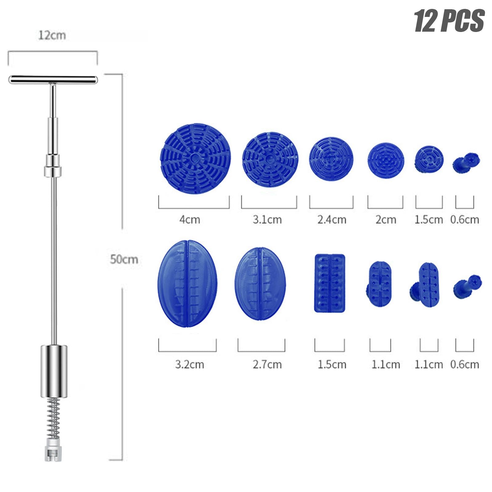 Universal Car Body Dent Repair Kit DIY Hail Damage Remover for Auto Car 12pcs