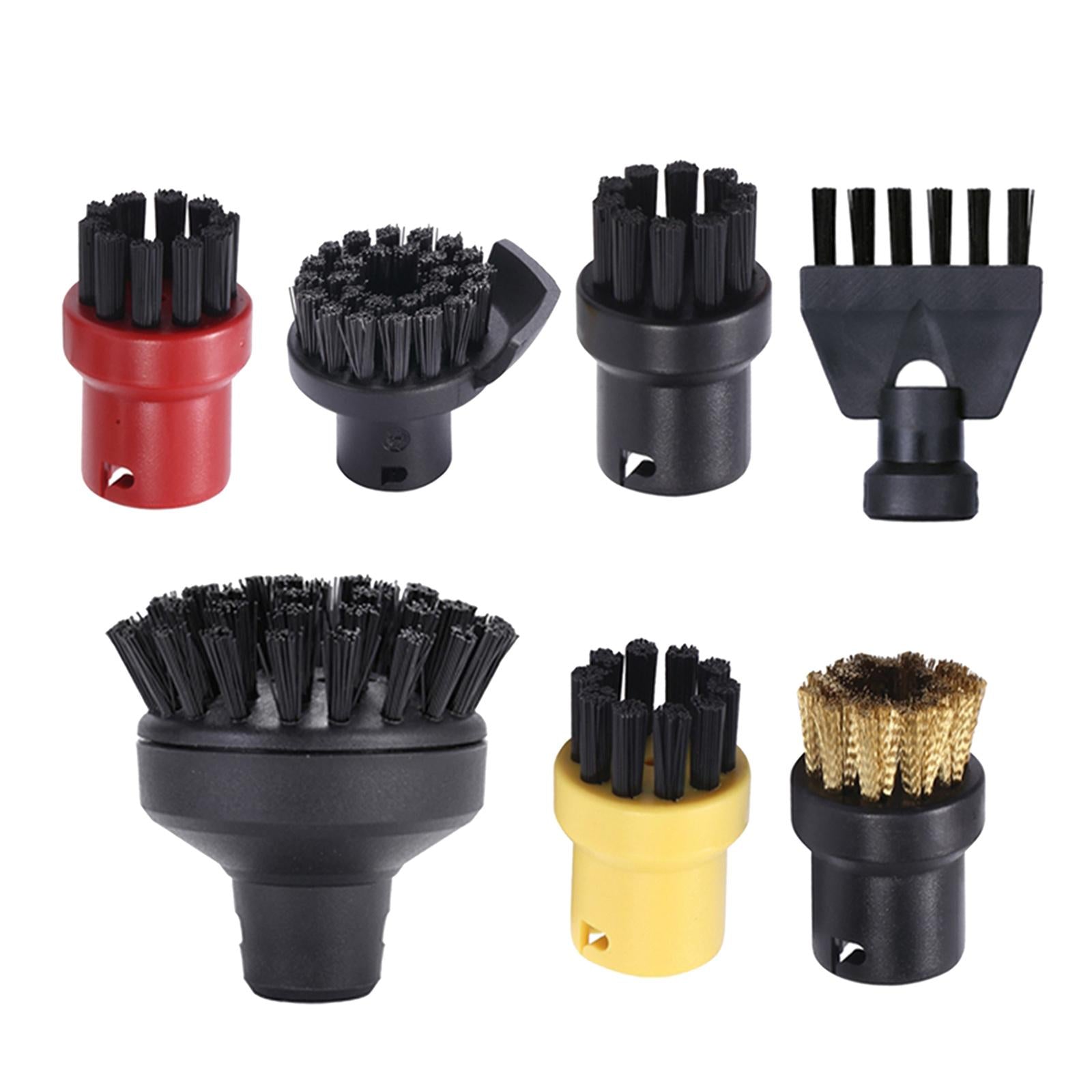 7Pcs Round Brush Sprinkler Nozzle Head for Karcher SC1 Vacuum Cleaner Parts