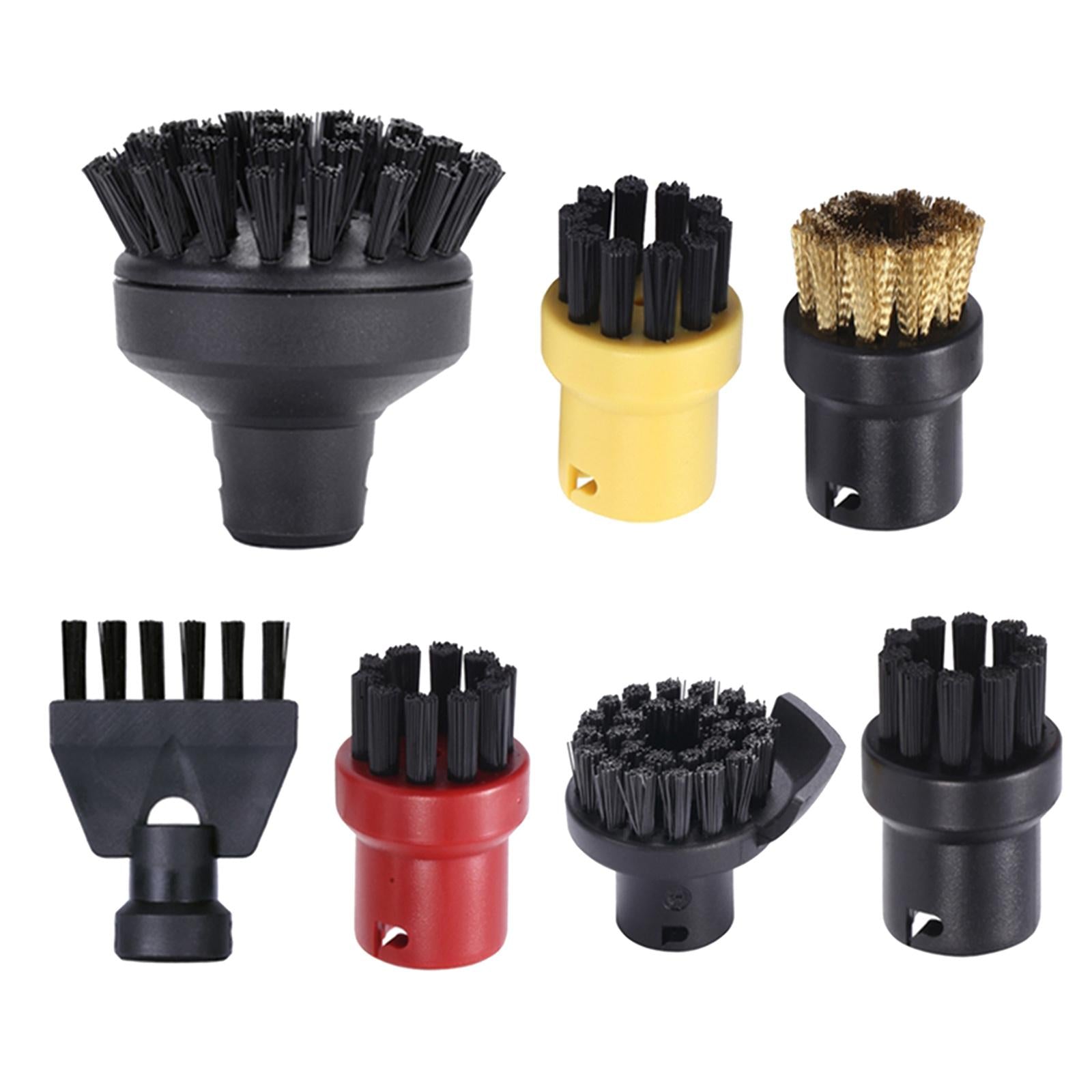 7Pcs Round Brush Sprinkler Nozzle Head for Karcher SC1 Vacuum Cleaner Parts