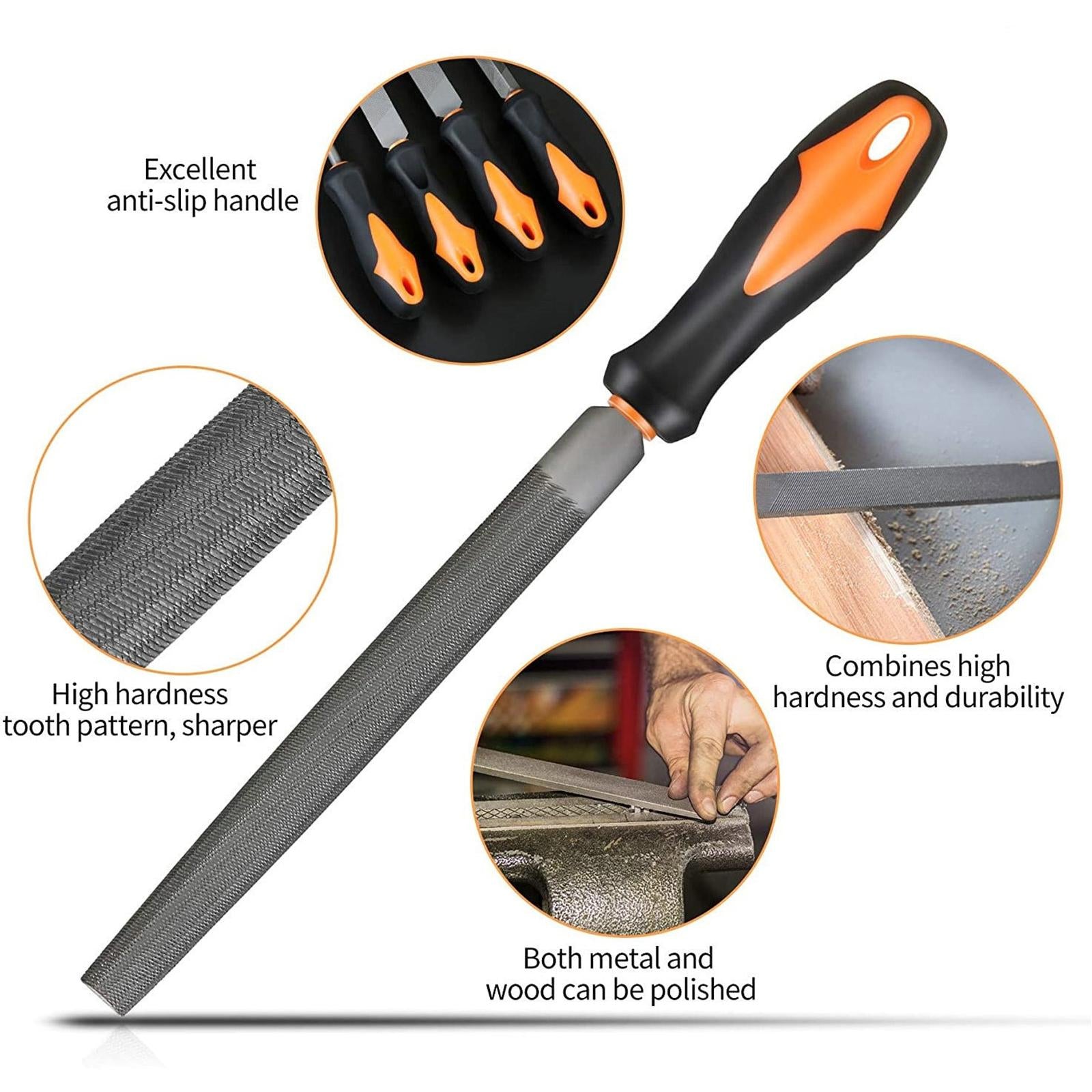 Professional File Tool Needle File Set Precision File Set for Wood 11Pcs