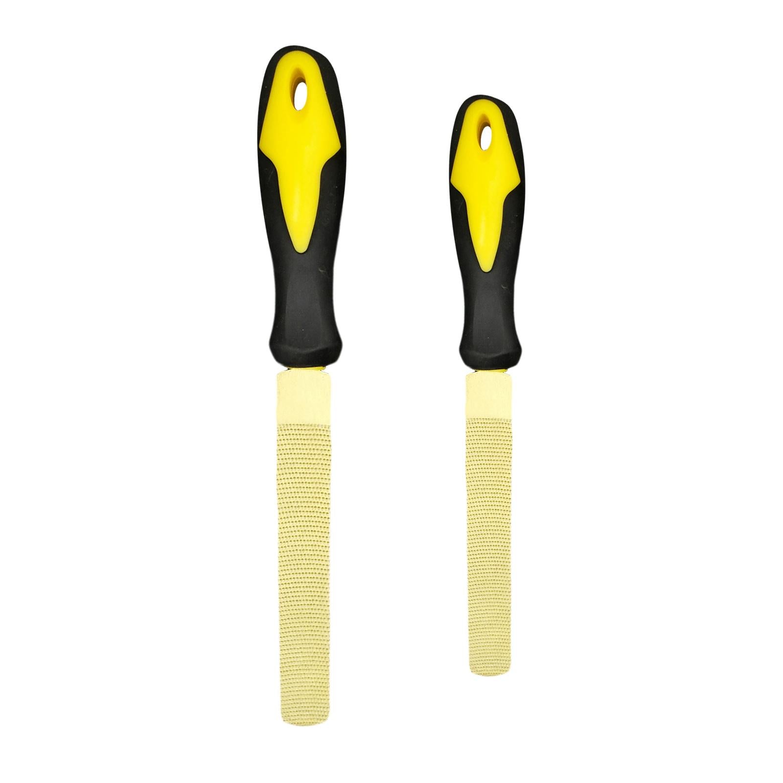 Wood Rasps Precision Carbon Steel Fine Toothed Gold for Crafts Wood Carving 150 mm