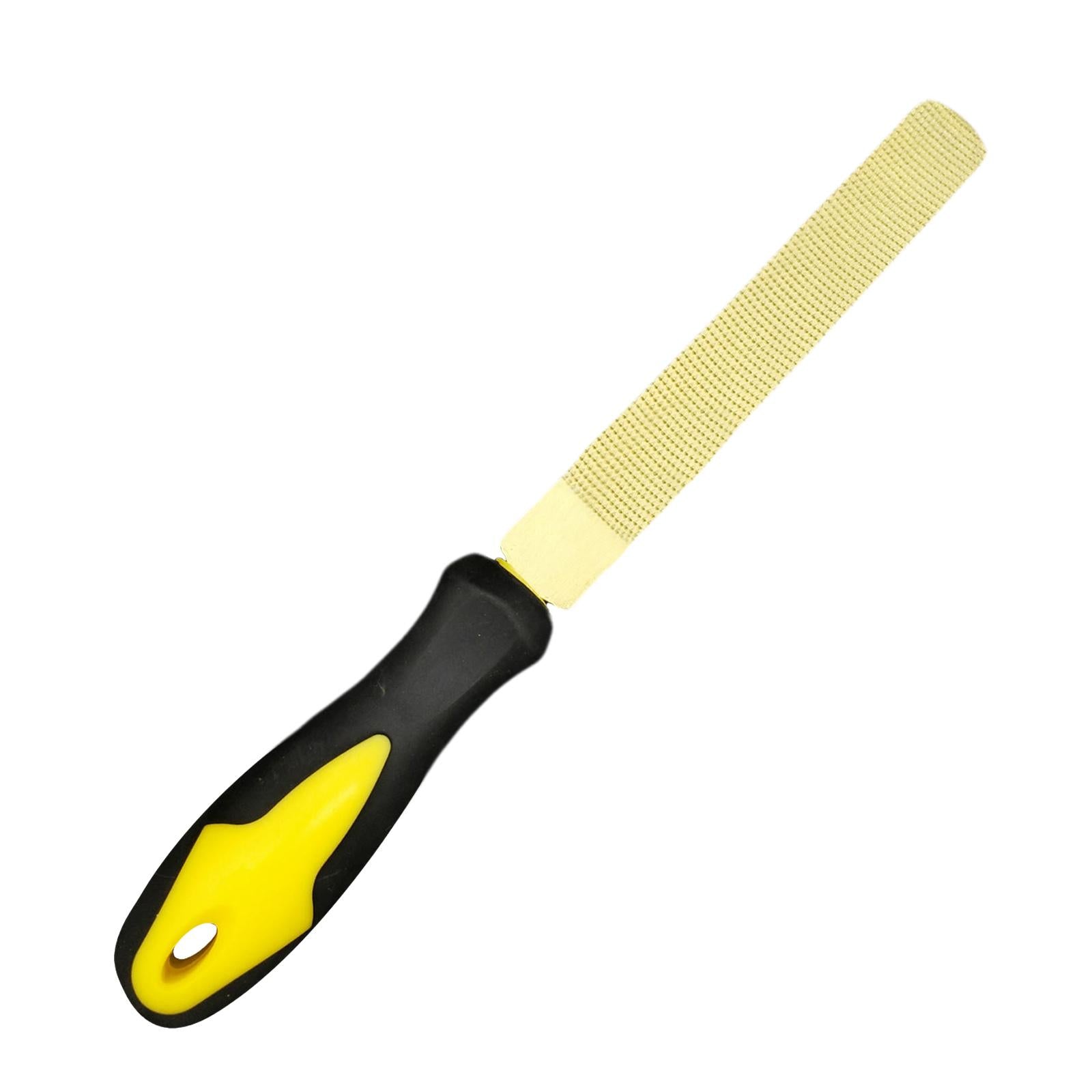 Wood Rasps Precision Carbon Steel Fine Toothed Gold for Crafts Wood Carving 150 mm