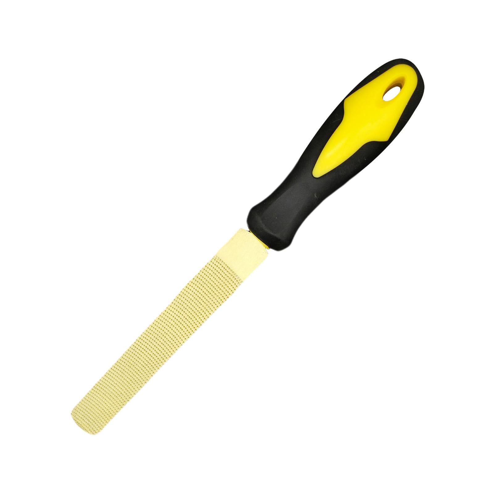 Wood Rasps Precision Carbon Steel Fine Toothed Gold for Crafts Wood Carving 150 mm