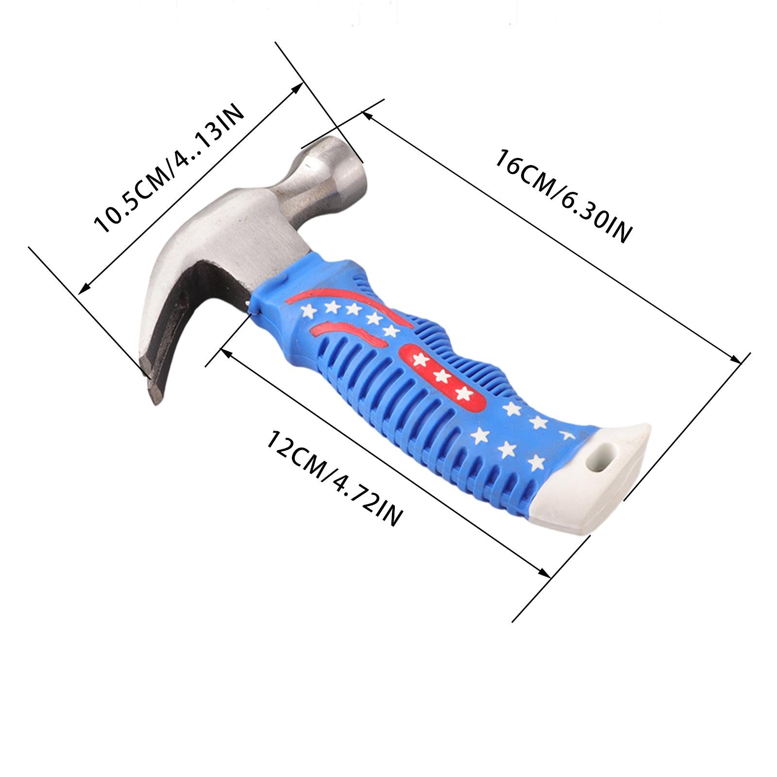 Claw Hammer Nail Hammer with Nail Starter for Camping Woodworking Carpentry