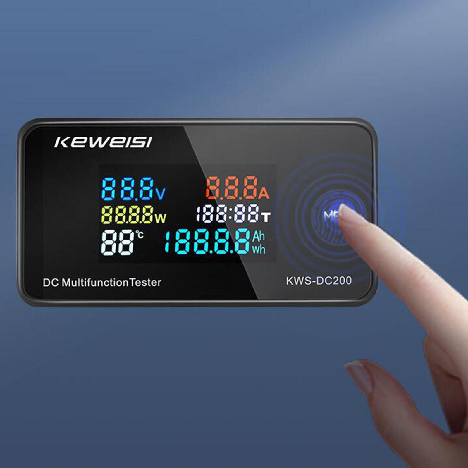AC 50-300V 100A Digital Display Panel Meter Voltmeter Ammeter Power Energy AC300-100A Closed
