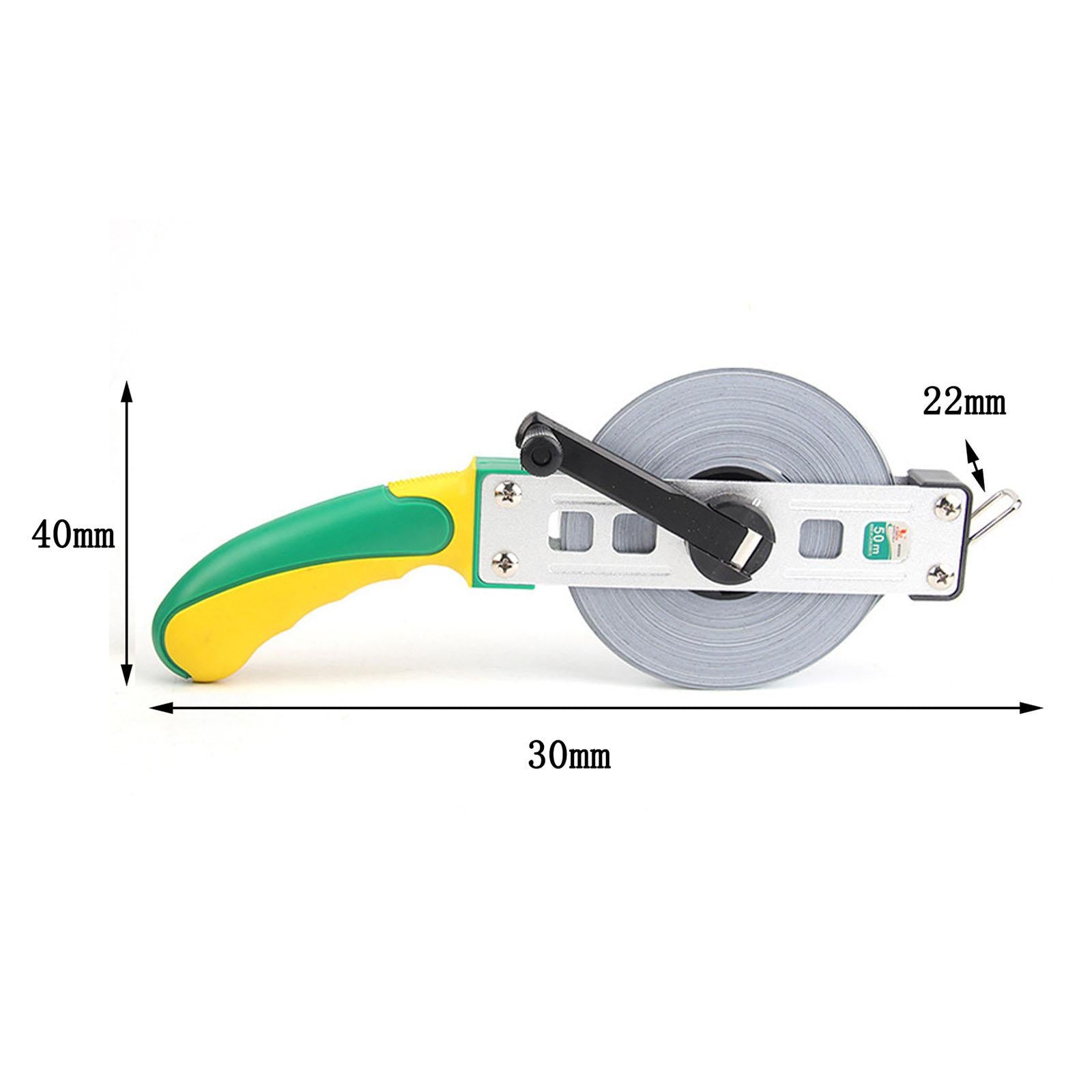 Fiberglass Tape Building Measuring Tool Ruler Tape for Engineer  50M