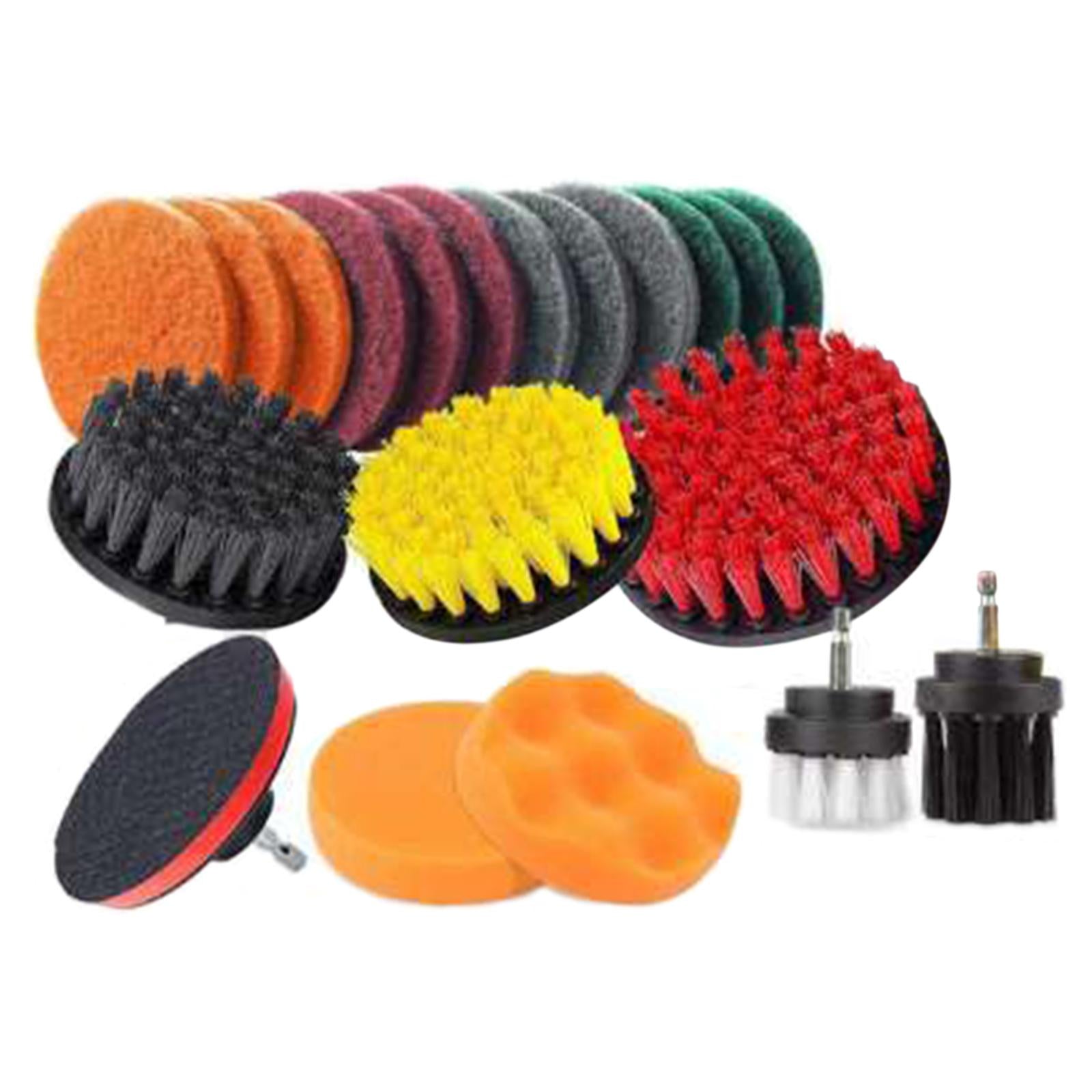 22 Pieces Drill Brush Kit Replacement Scrubber for Household Floor Shower
